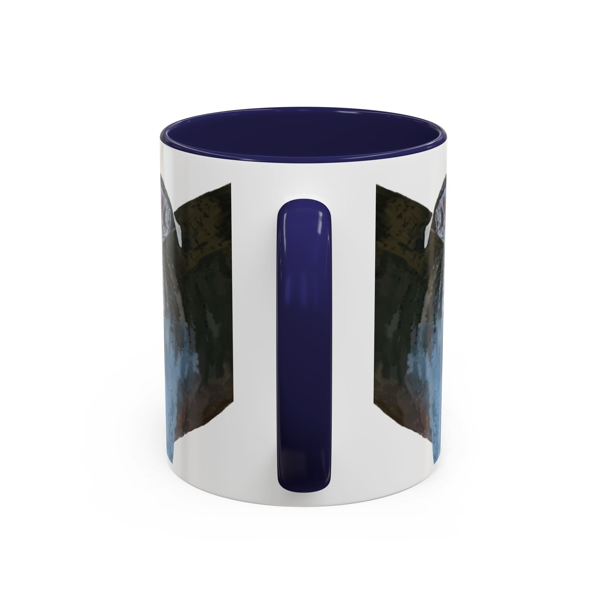Pitt Bull “Diesel” Two Tone Ceramic Mug - 11 oz & 15 oz - Blue Cava