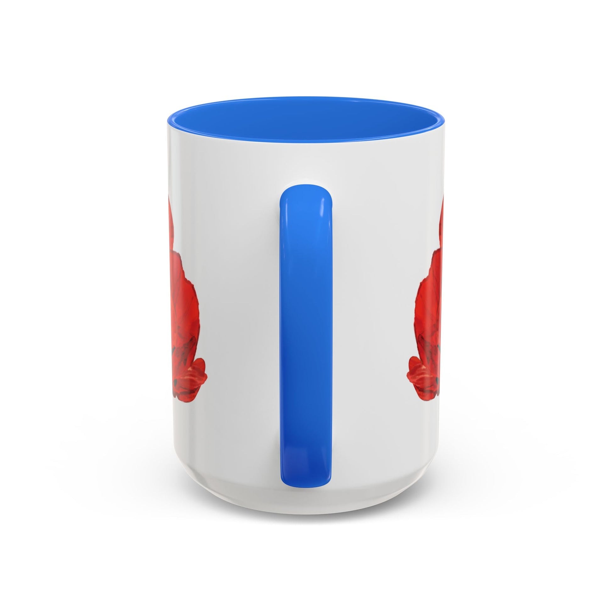 Poppies Two - Tone Coffee Mug, 11oz & 15 oz - Blue Cava