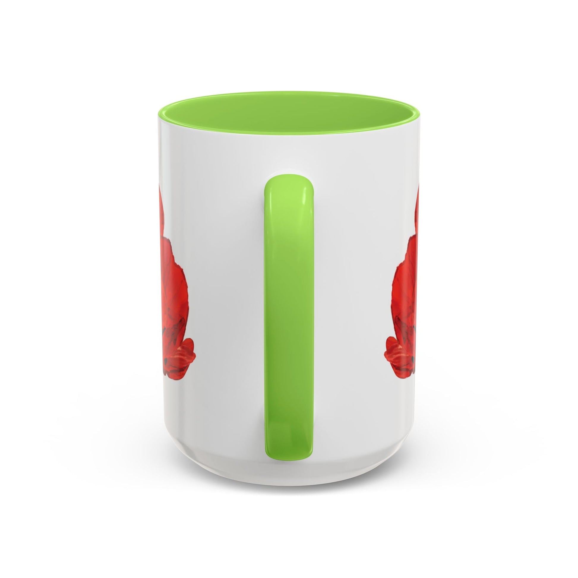 Poppies Two - Tone Coffee Mug, 11oz & 15 oz - Blue Cava