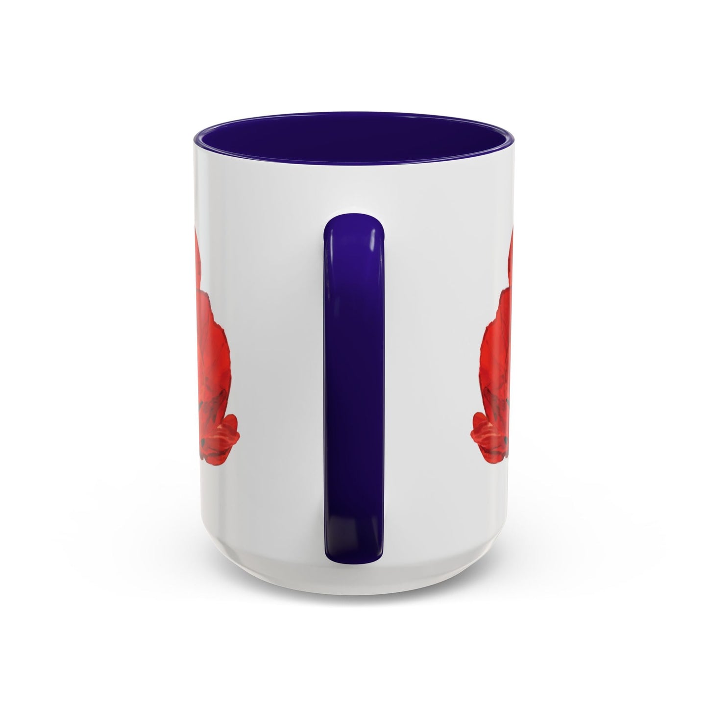 Poppies Two - Tone Coffee Mug, 11oz & 15 oz - Blue Cava