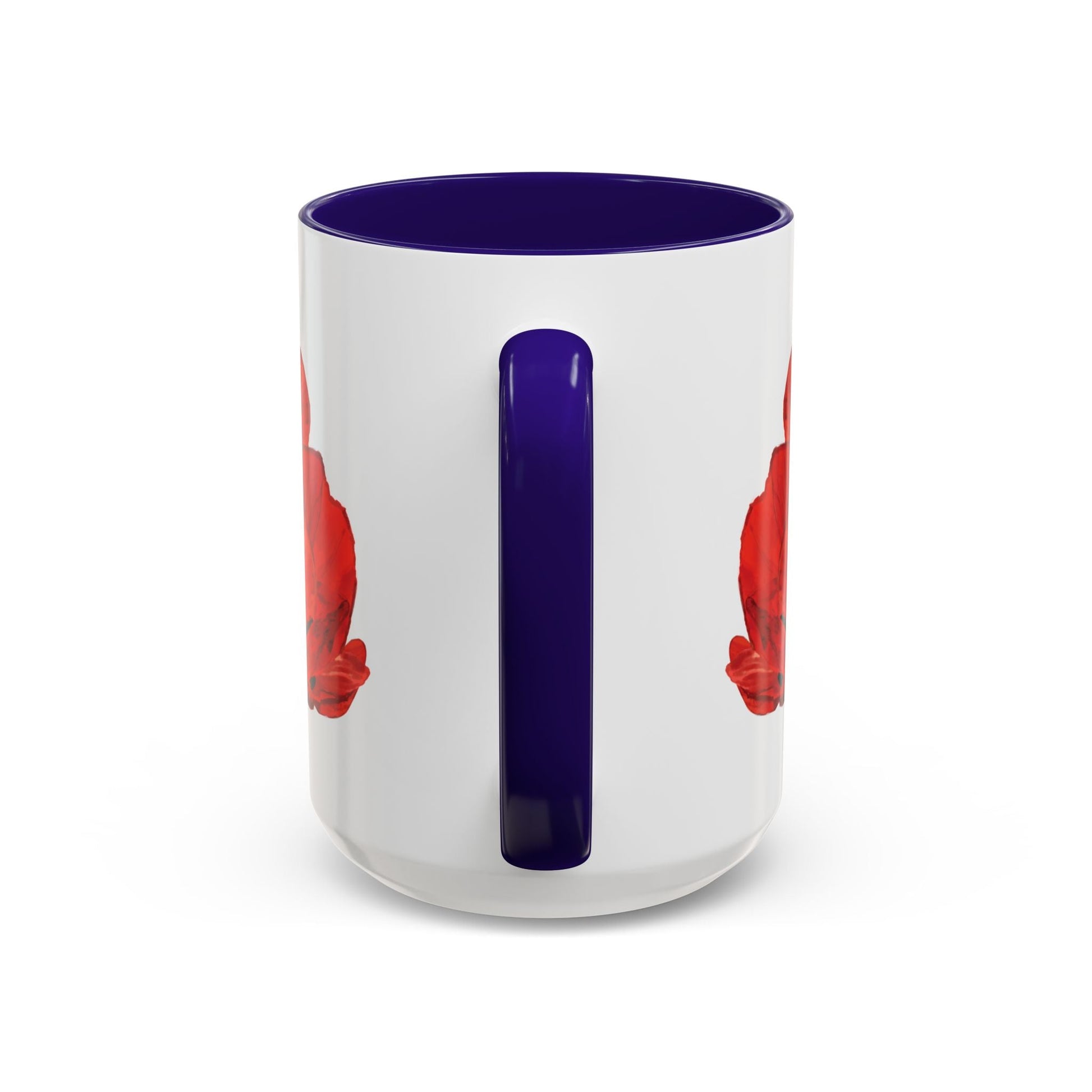 Poppies Two - Tone Coffee Mug, 11oz & 15 oz - Blue Cava