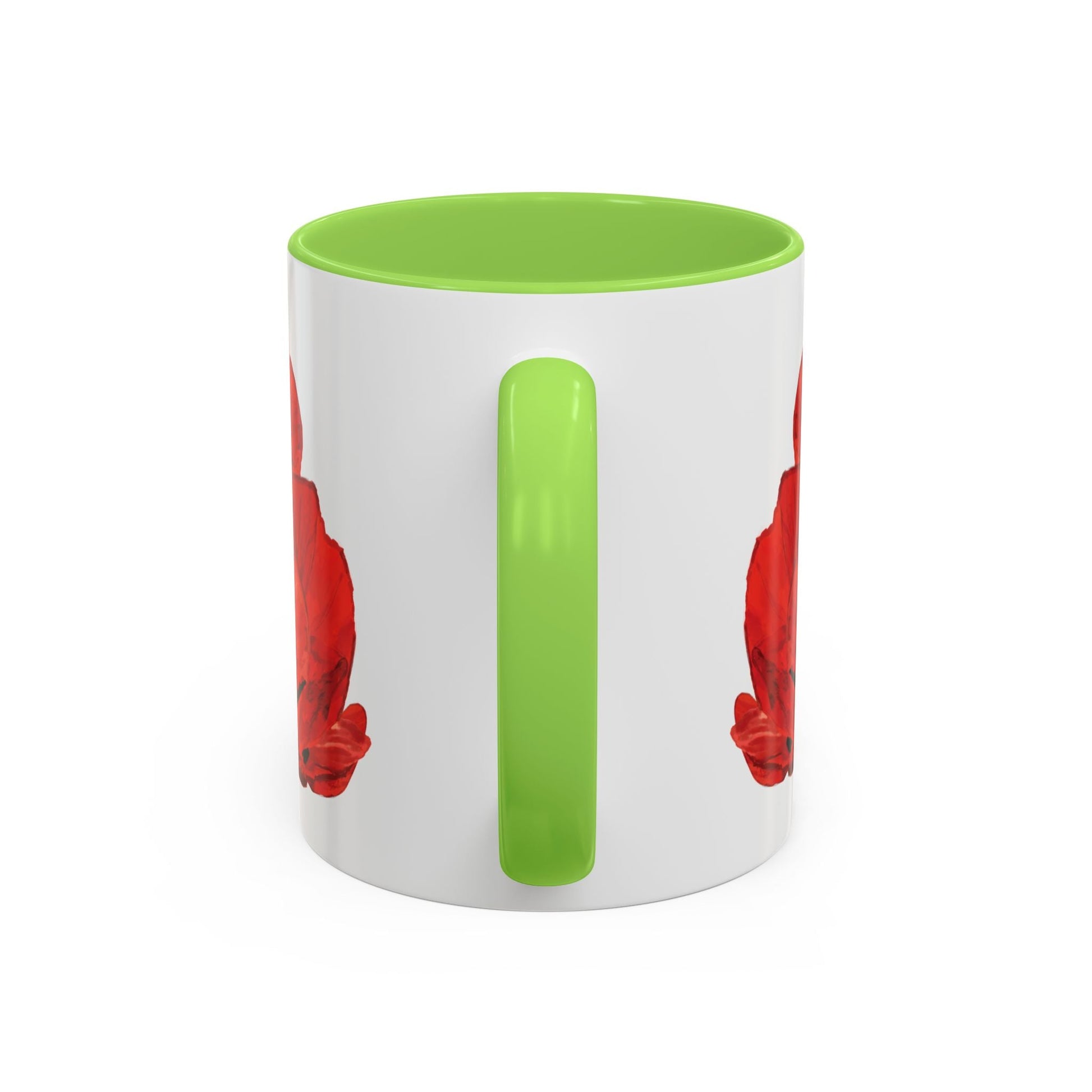 Poppies Two - Tone Coffee Mug, 11oz & 15 oz - Blue Cava