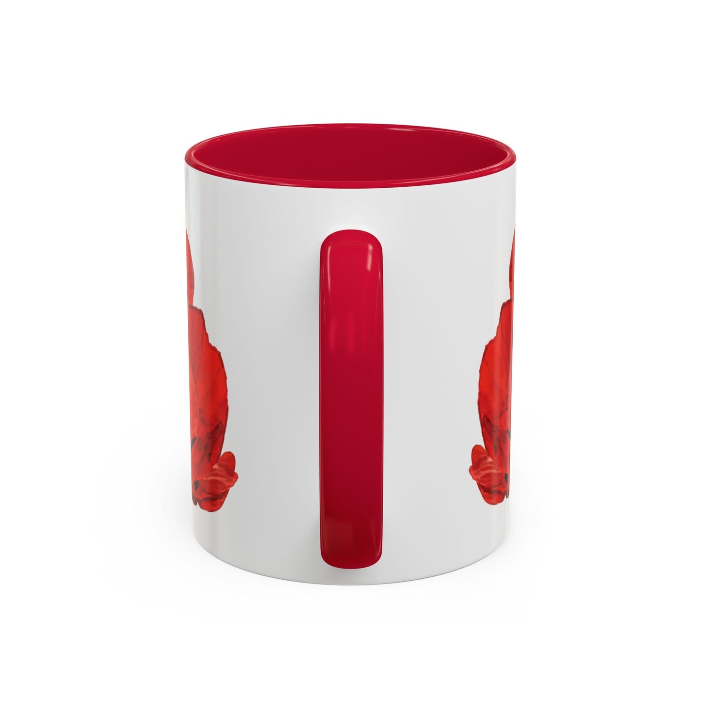 Poppies Two - Tone Coffee Mug, 11oz & 15 oz - Blue Cava