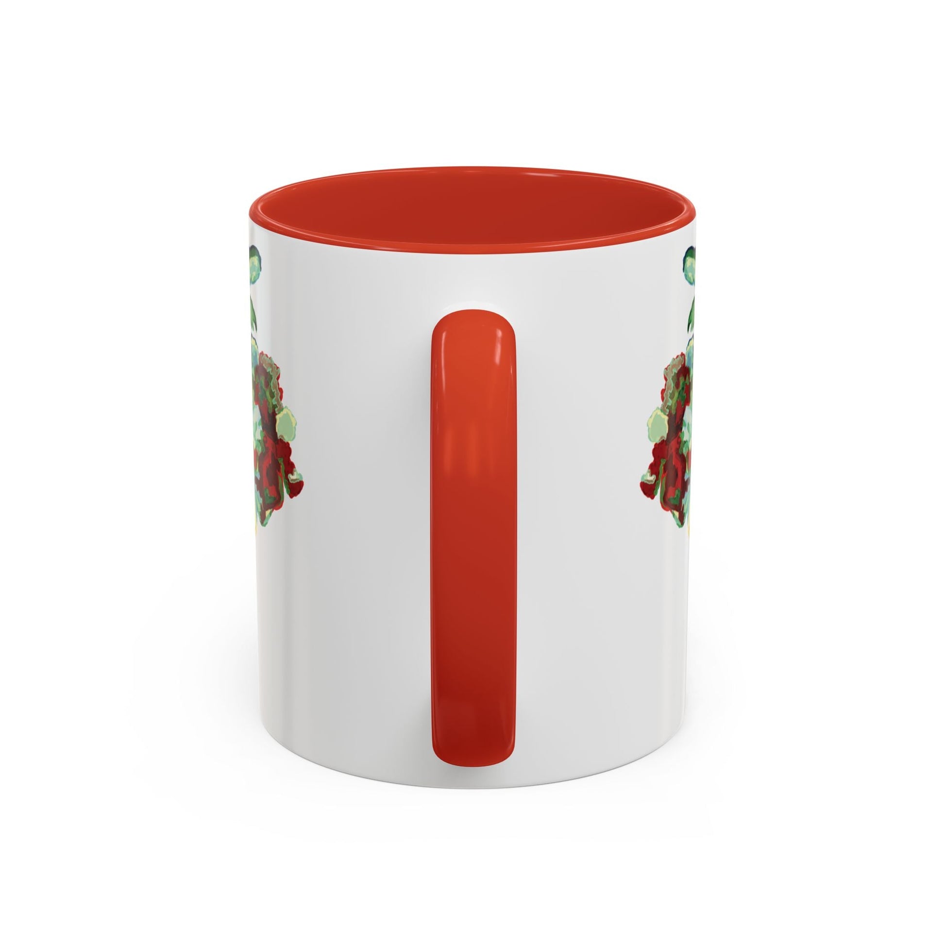 Rooster Two Tone Ceramic Coffee Mug (11oz & 15oz) - Blue Cava