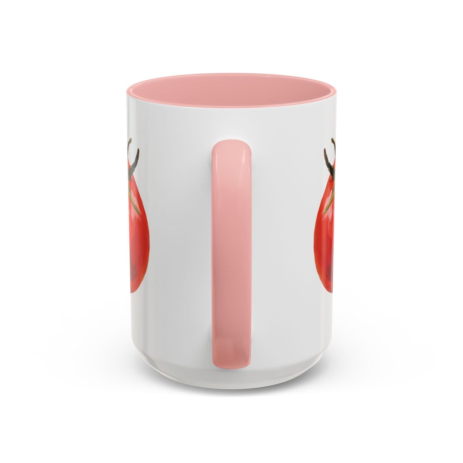Rustic Tomato Two - Tone Ceramic Mugs - 11oz and 15 oz - Perfect for Gardeners - Blue Cava