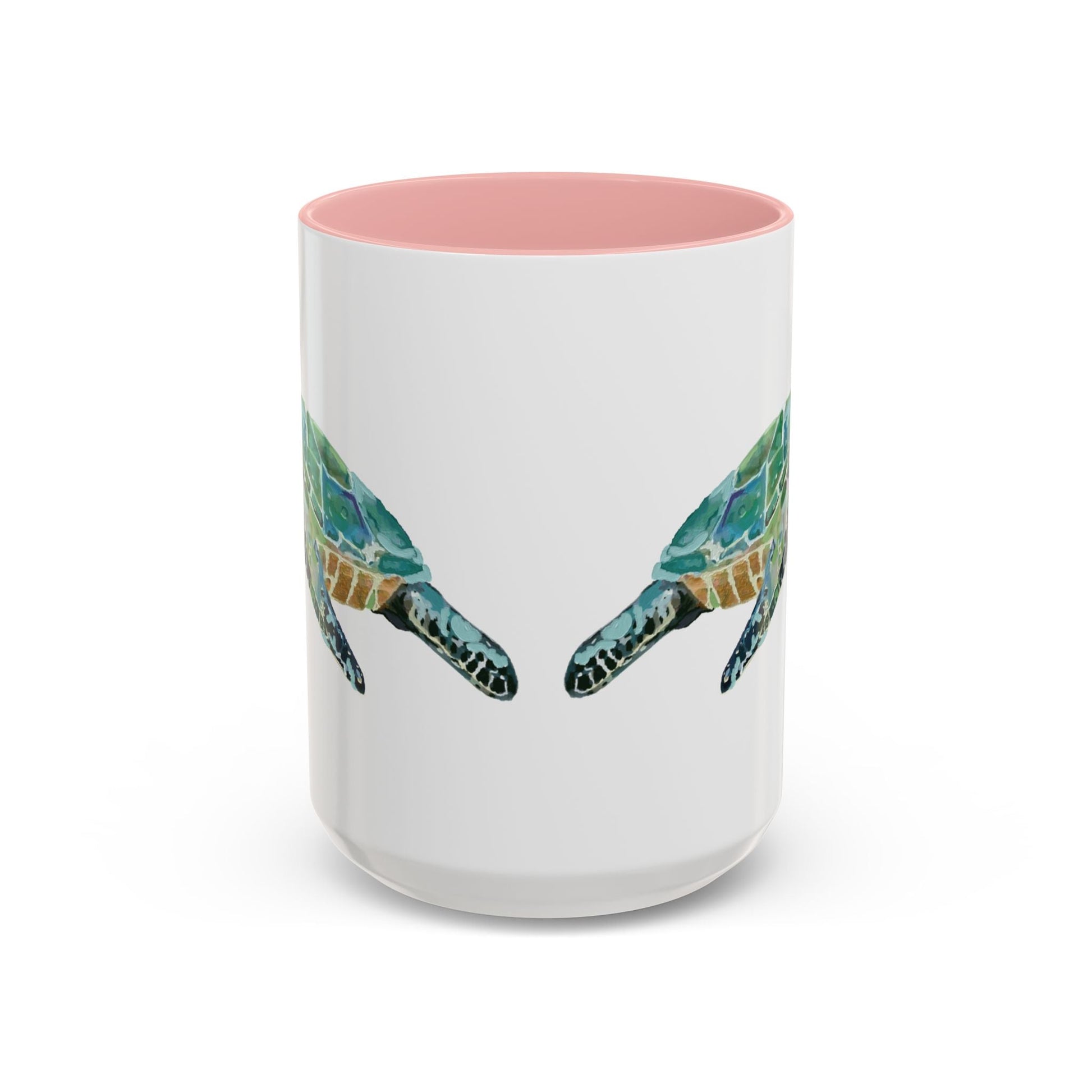 Sea Turtle Two Tone Coffee Mug (11oz & 15oz) - Blue Cava