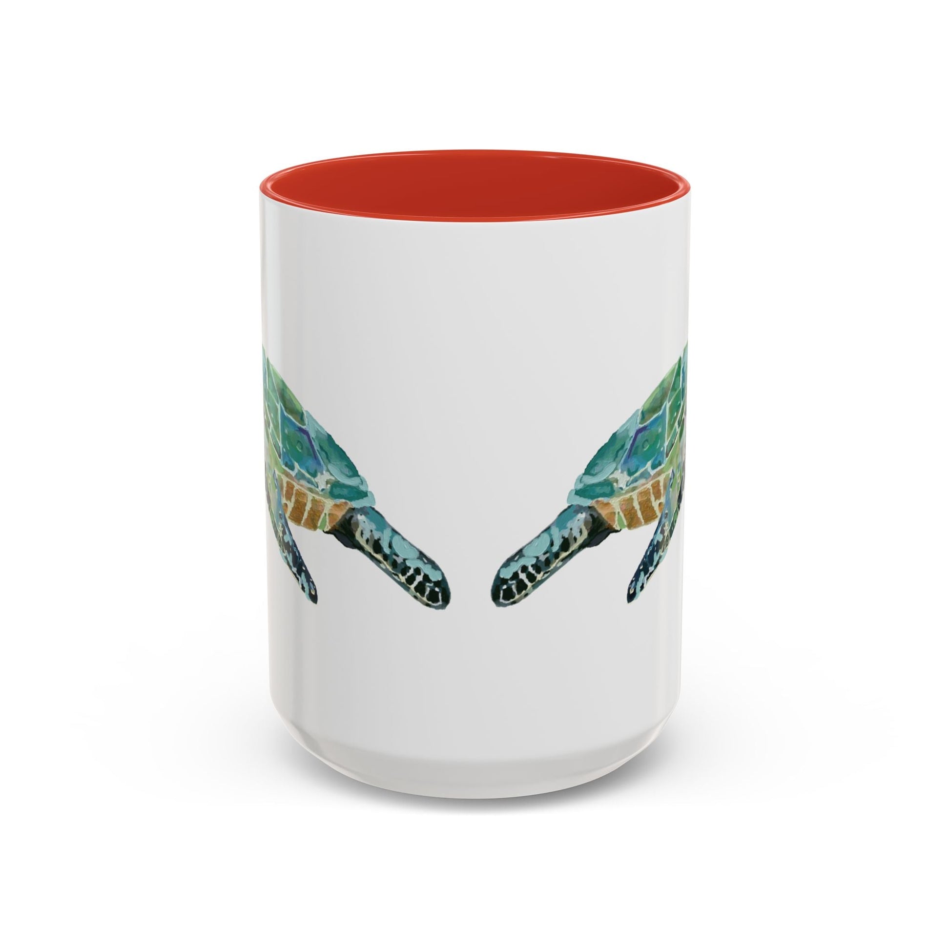 Sea Turtle Two Tone Coffee Mug (11oz & 15oz) - Blue Cava