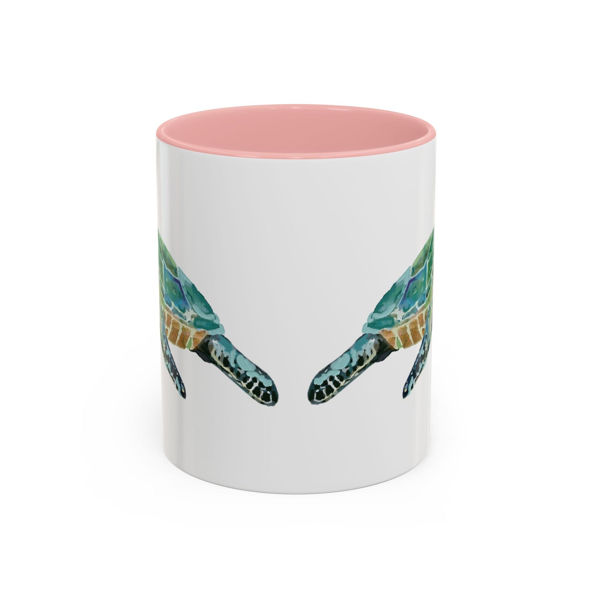 Sea Turtle Two Tone Coffee Mug (11oz & 15oz) - Blue Cava