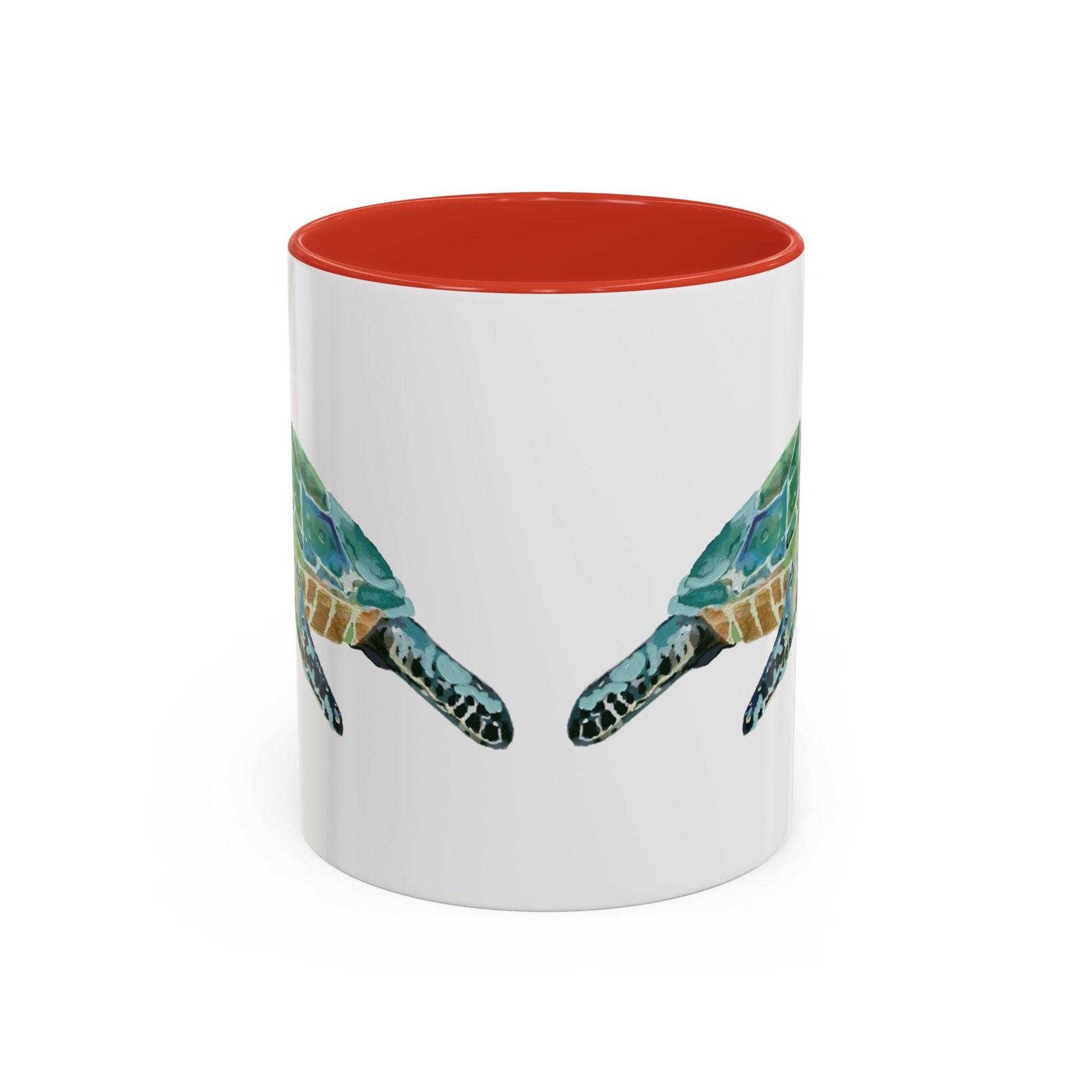 Sea Turtle Two Tone Coffee Mug (11oz & 15oz) - Blue Cava