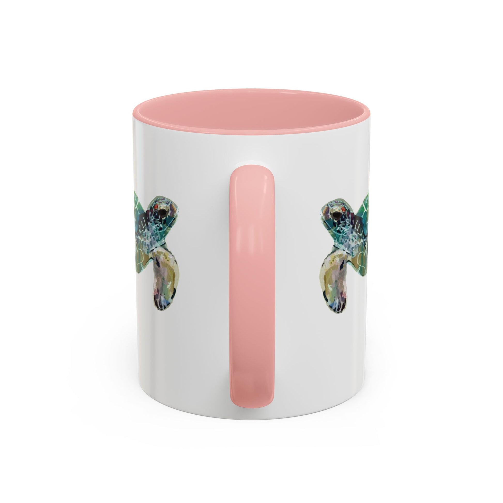 Sea Turtle Two Tone Coffee Mug (11oz & 15oz) - Blue Cava