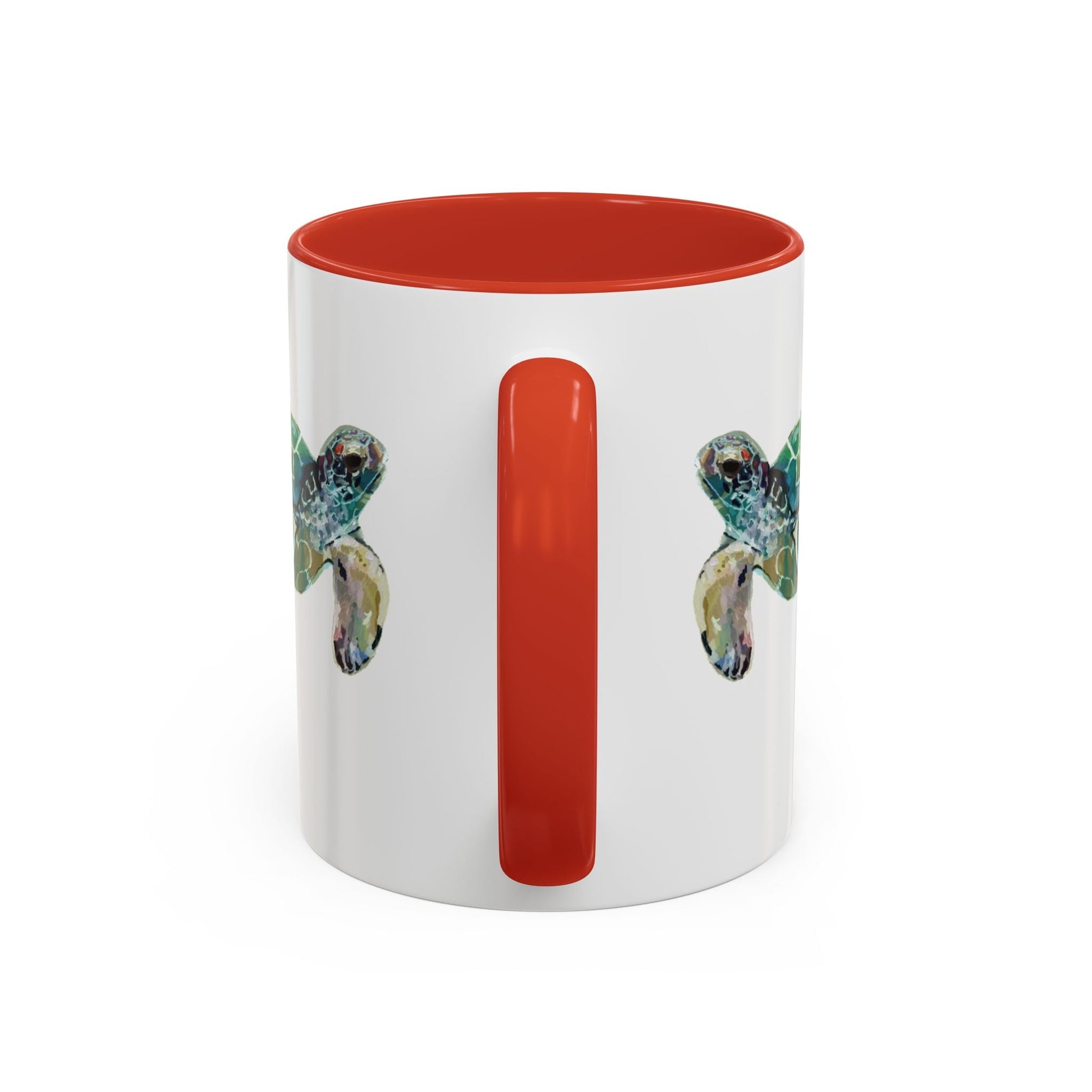 Sea Turtle Two Tone Coffee Mug (11oz & 15oz) - Blue Cava