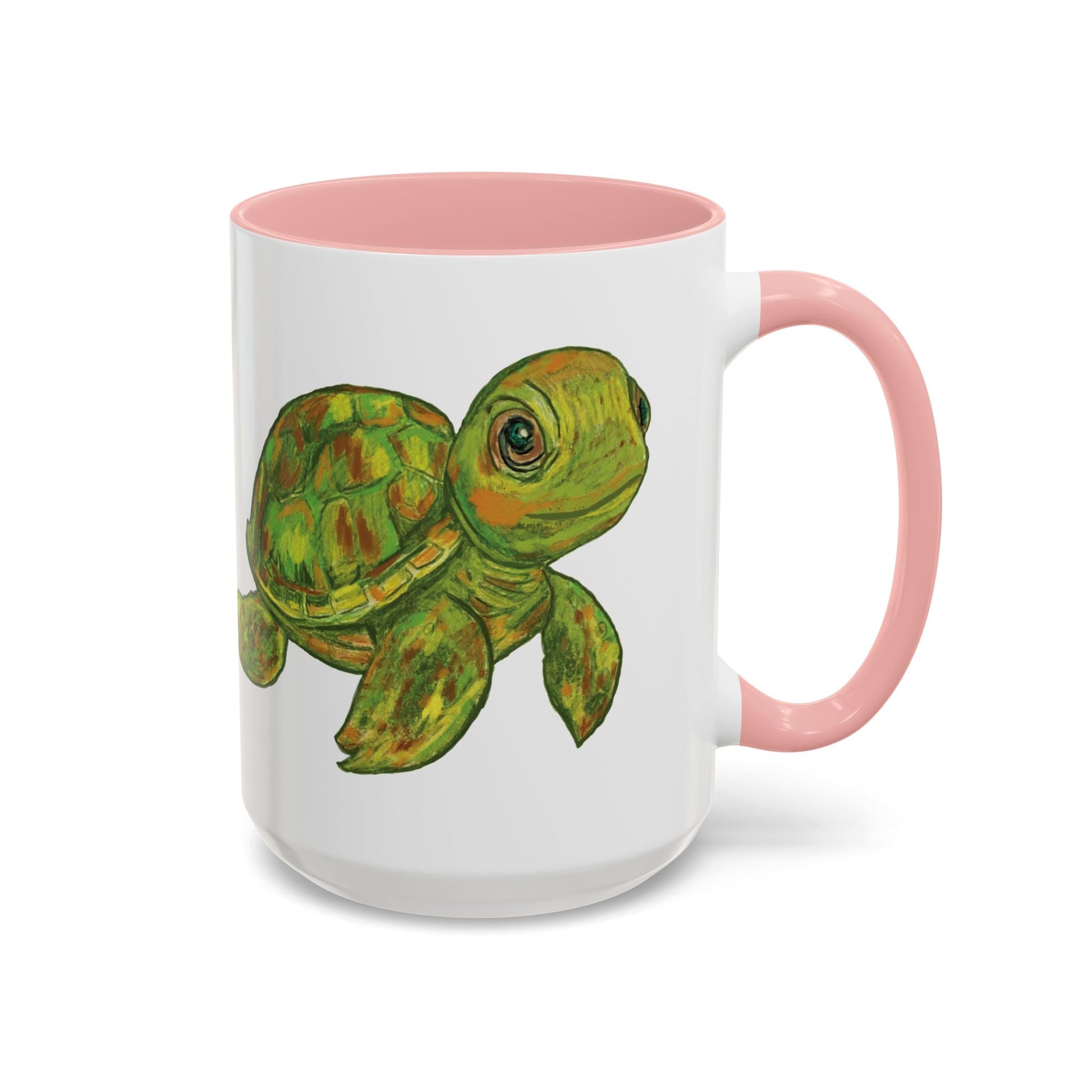 Shelly Sea Turtle Coffee Mug (11oz & 15oz) - Blue Cava