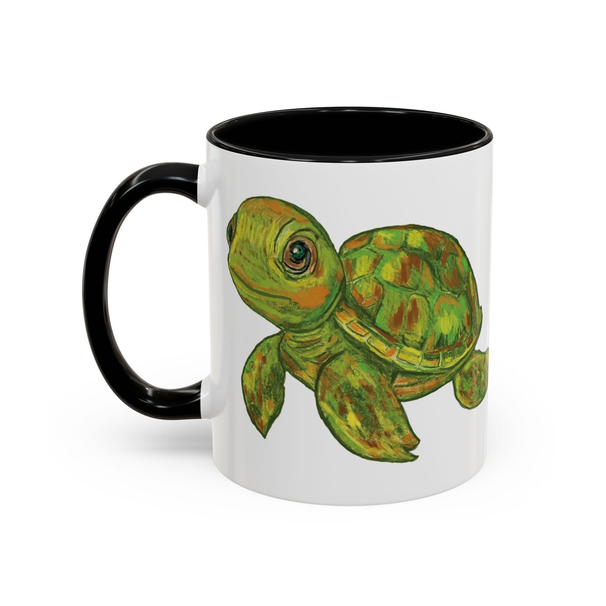 Shelly Sea Turtle Coffee Mug (11oz & 15oz) - Blue Cava
