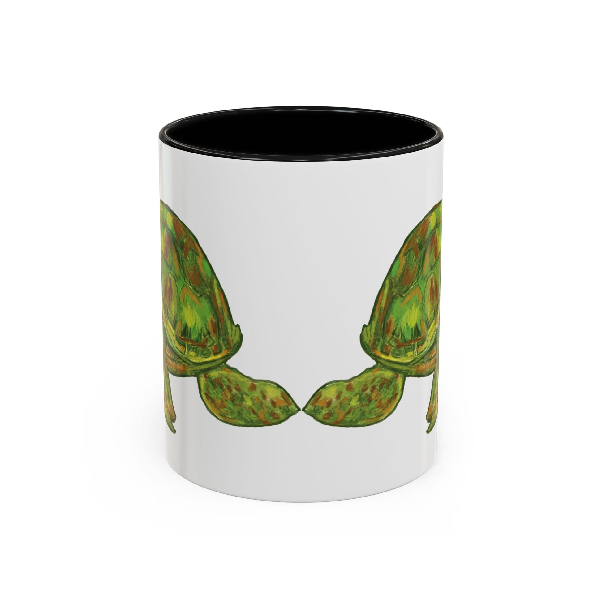 Shelly Sea Turtle Coffee Mug (11oz & 15oz) - Blue Cava