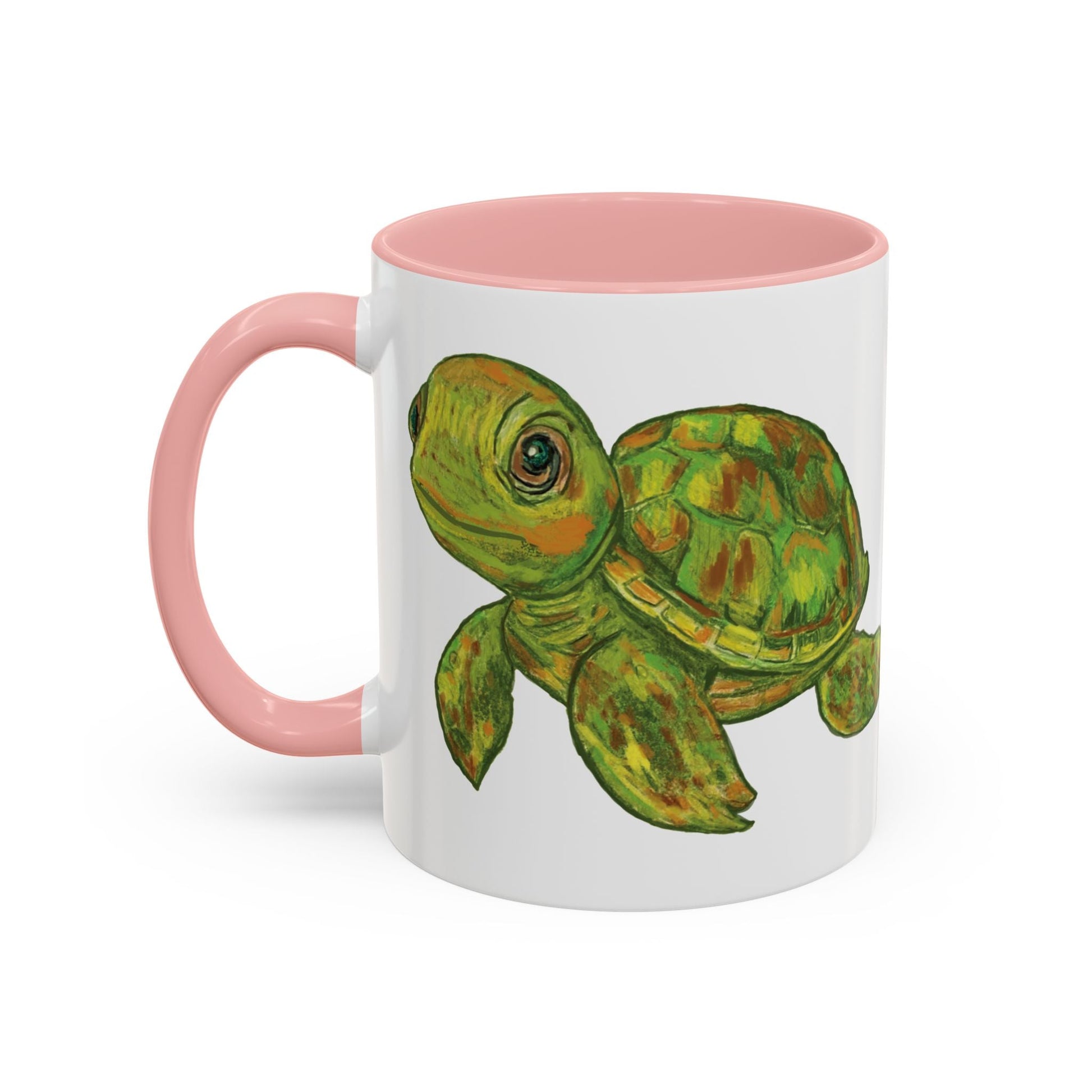 Shelly Sea Turtle Coffee Mug (11oz & 15oz) - Blue Cava