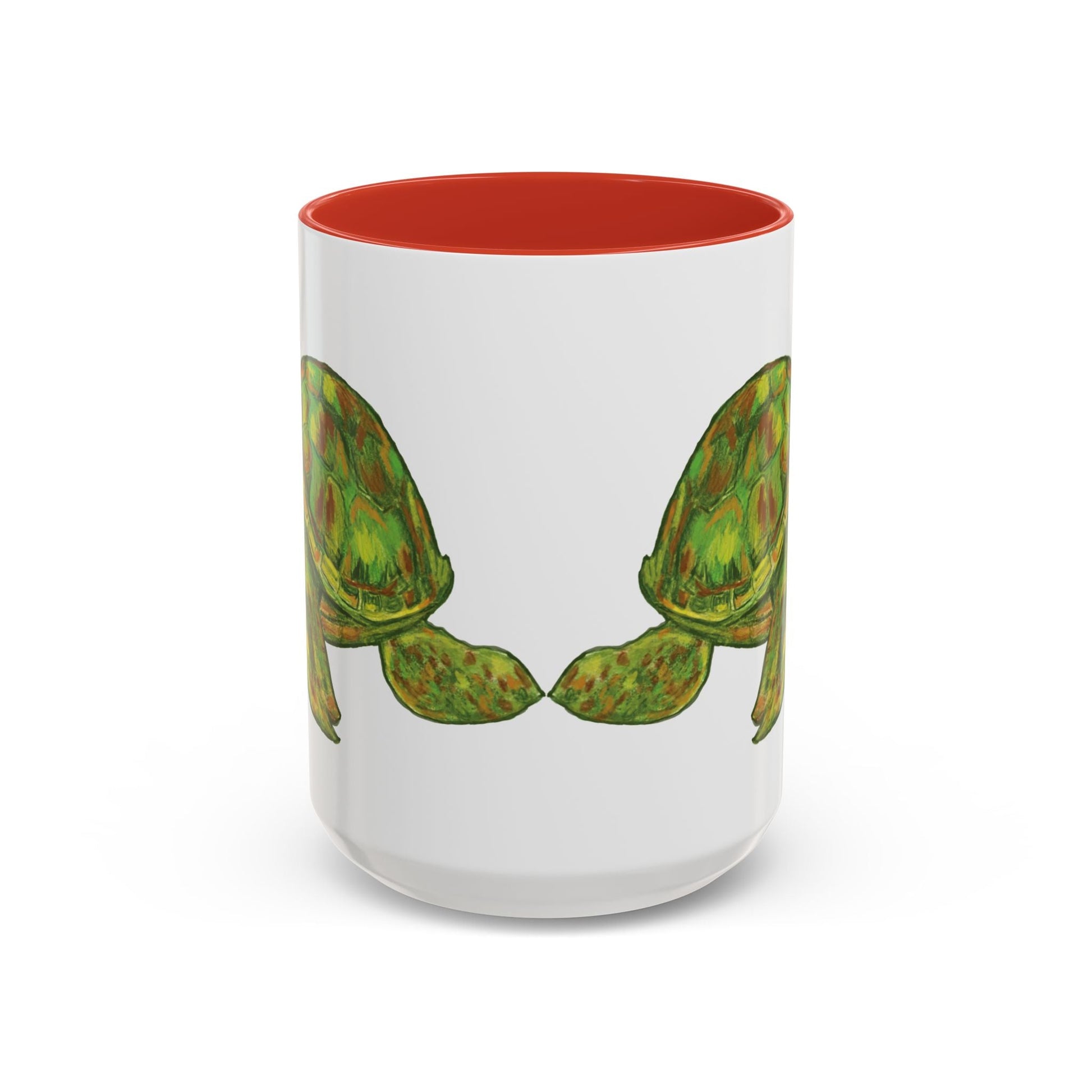 Shelly Sea Turtle Coffee Mug (11oz & 15oz) - Blue Cava