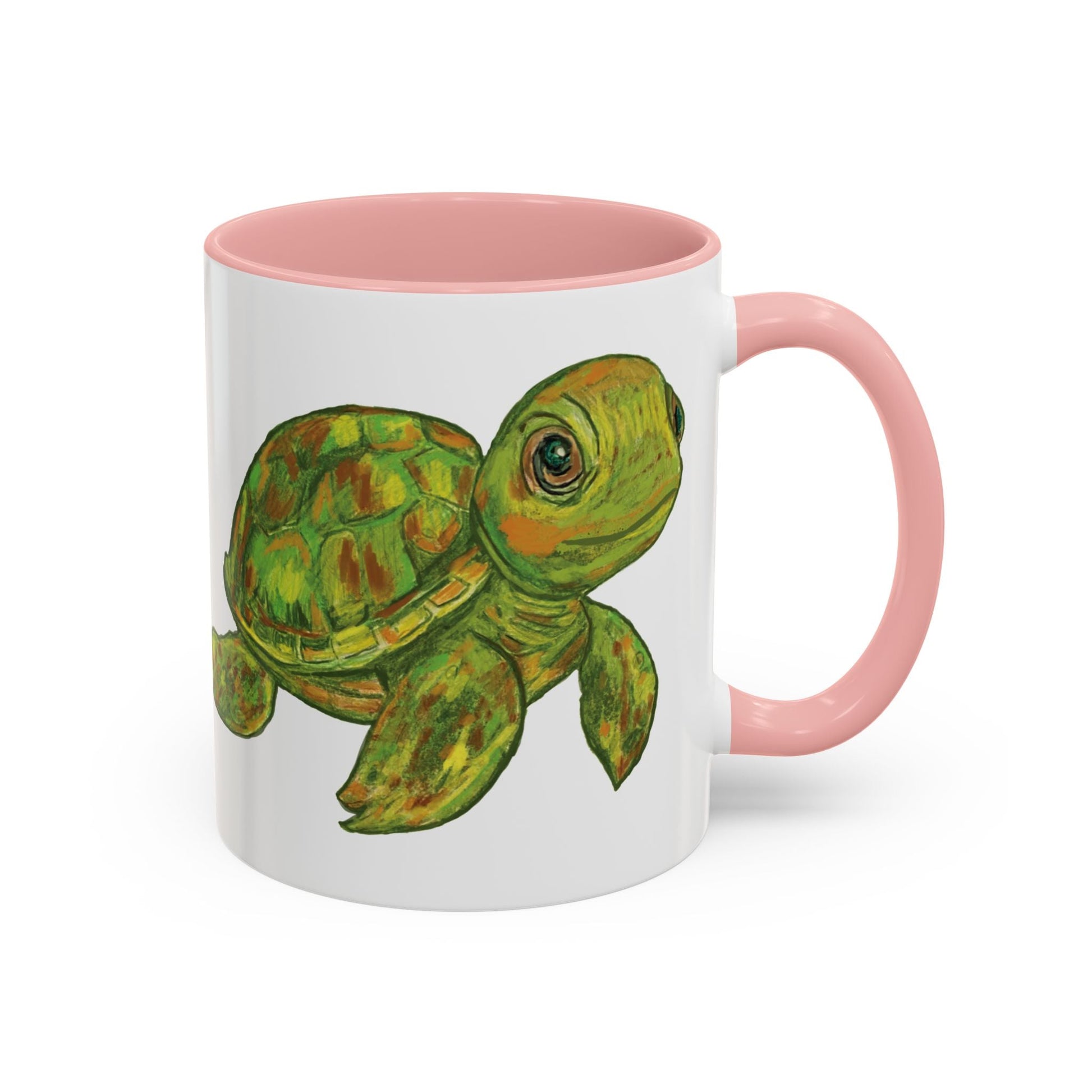 Shelly Sea Turtle Coffee Mug (11oz & 15oz) - Blue Cava