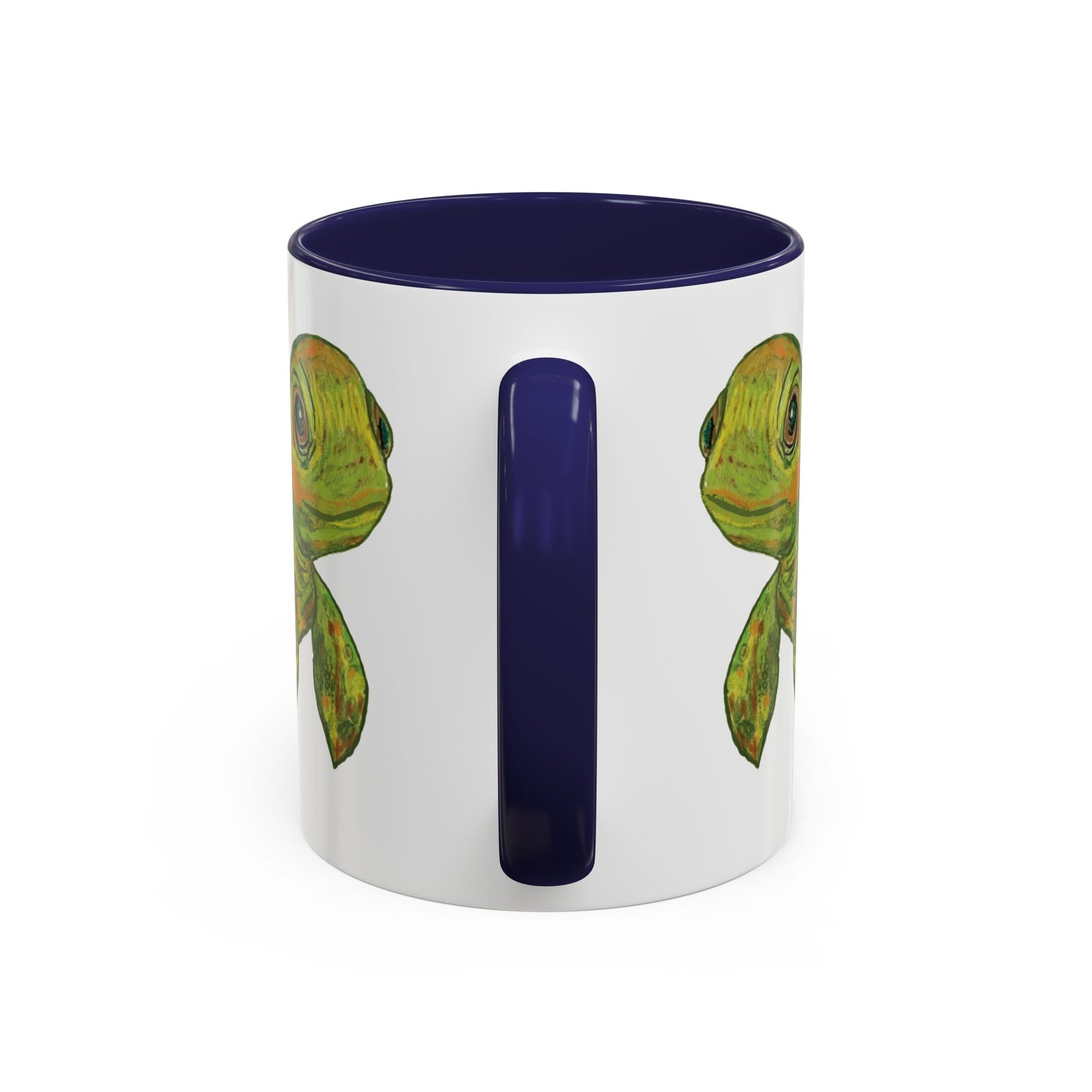 Shelly Sea Turtle Coffee Mug (11oz & 15oz) - Blue Cava
