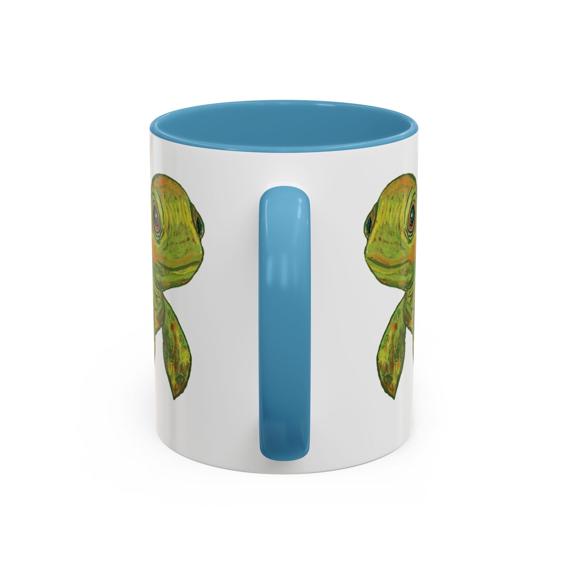 Shelly Sea Turtle Coffee Mug (11oz & 15oz) - Blue Cava