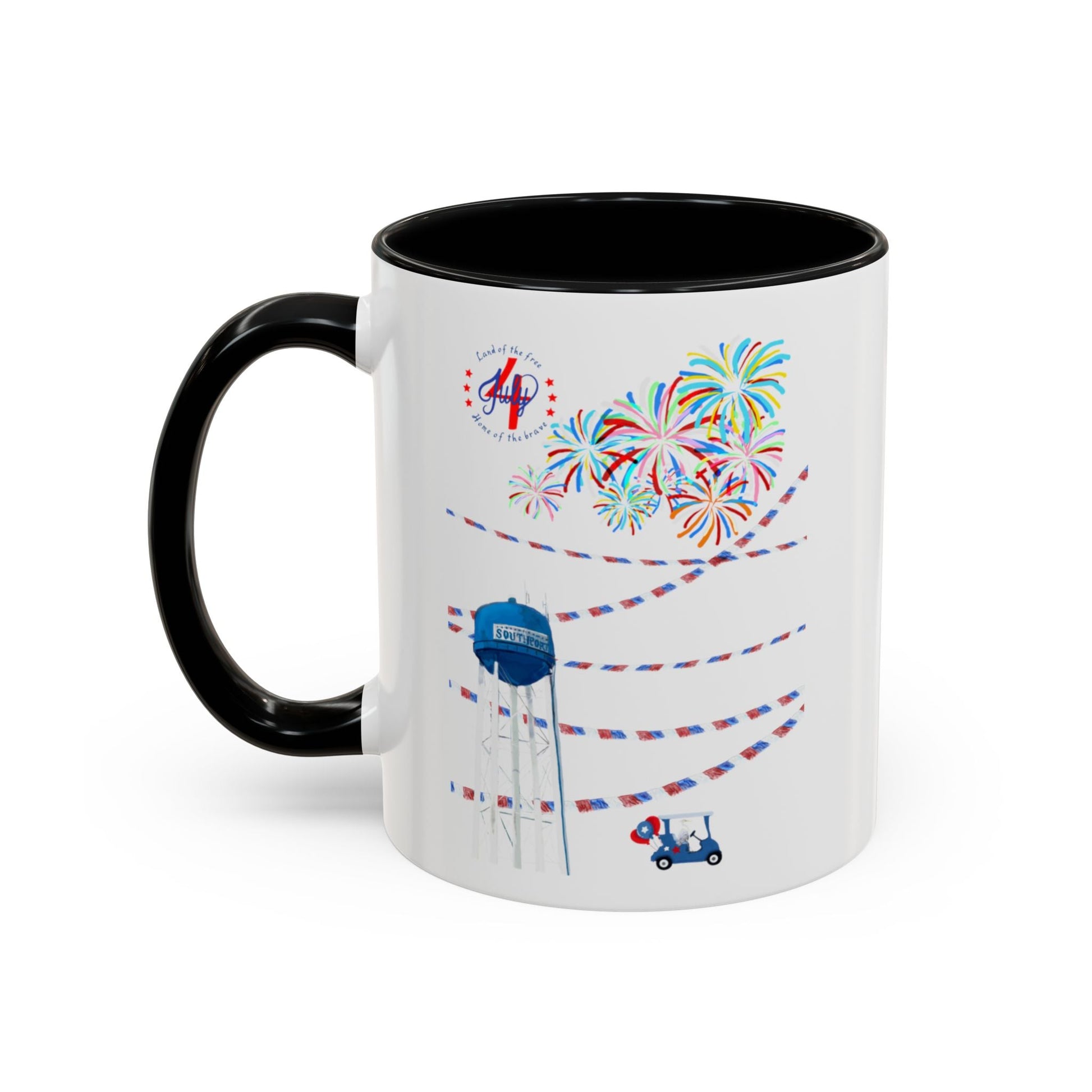 Southport July fourth Coffee Mug (11oz & 15oz) - Blue Cava