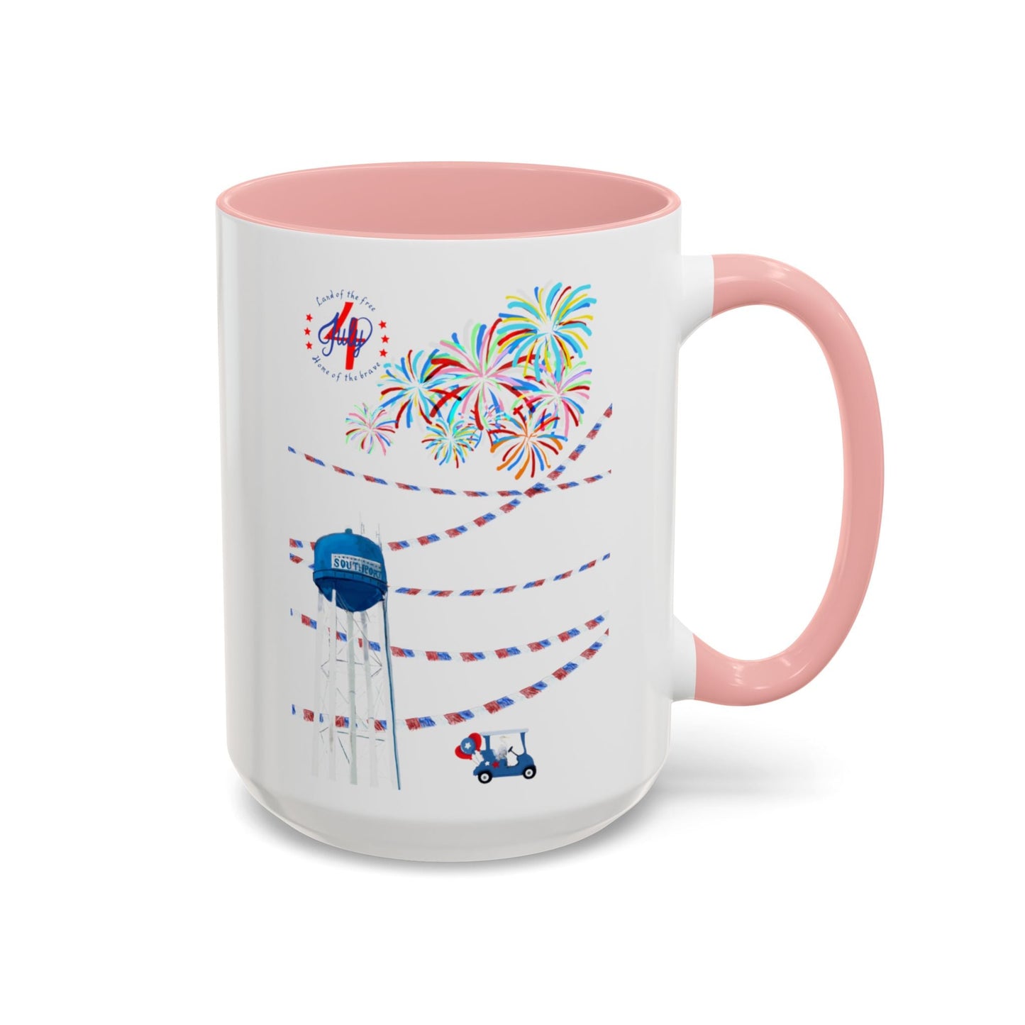 Southport July fourth Coffee Mug (11oz & 15oz) - Blue Cava
