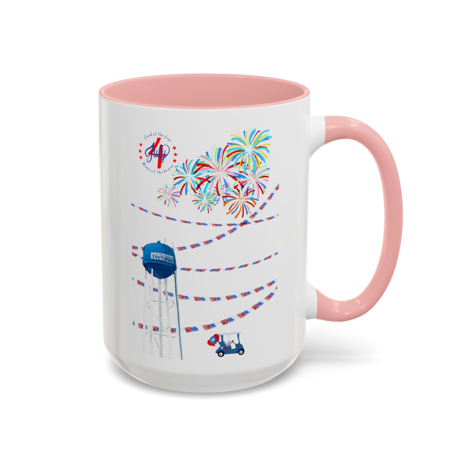 Southport July fourth Coffee Mug (11oz & 15oz) - Blue Cava