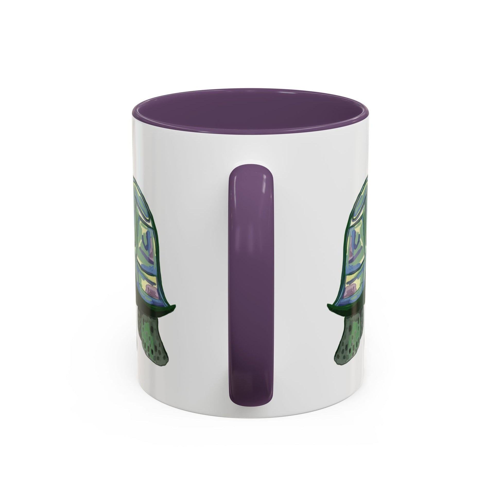 Stewie Sea Turtle Two Tone Ceramic Mug - 11oz & 15oz - Blue Cava