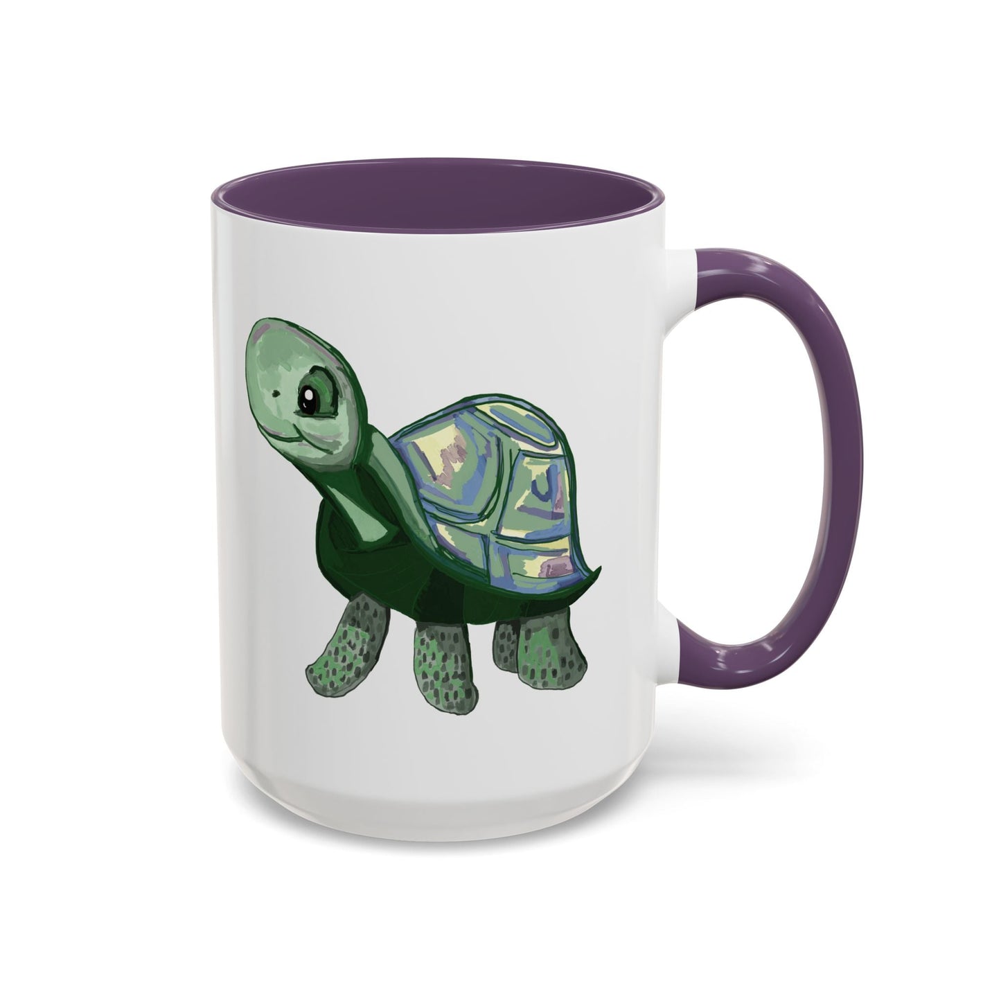 Stewie Sea Turtle Two Tone Ceramic Mug - 11oz & 15oz - Blue Cava