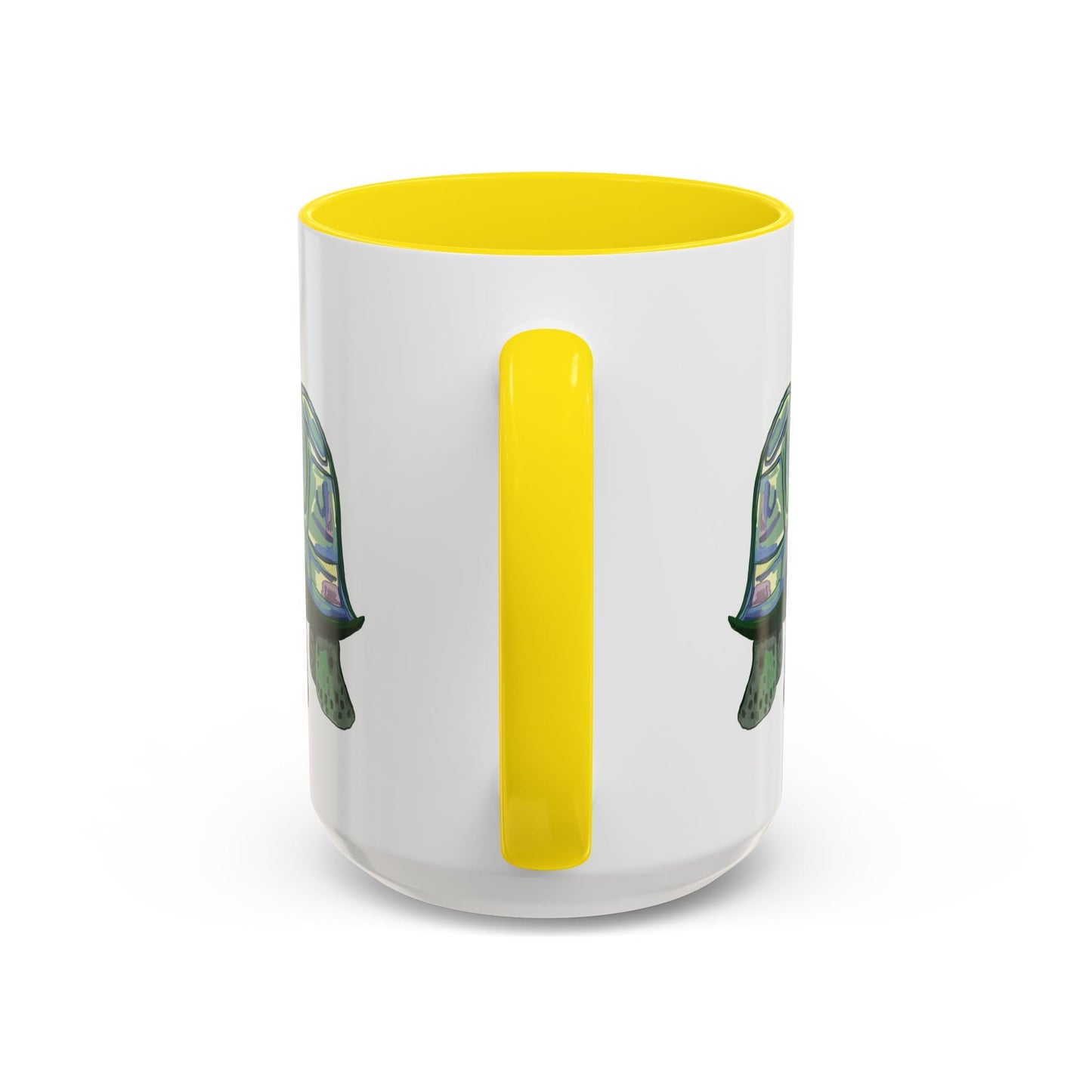 Stewie Sea Turtle Two Tone Ceramic Mug - 11oz & 15oz - Blue Cava