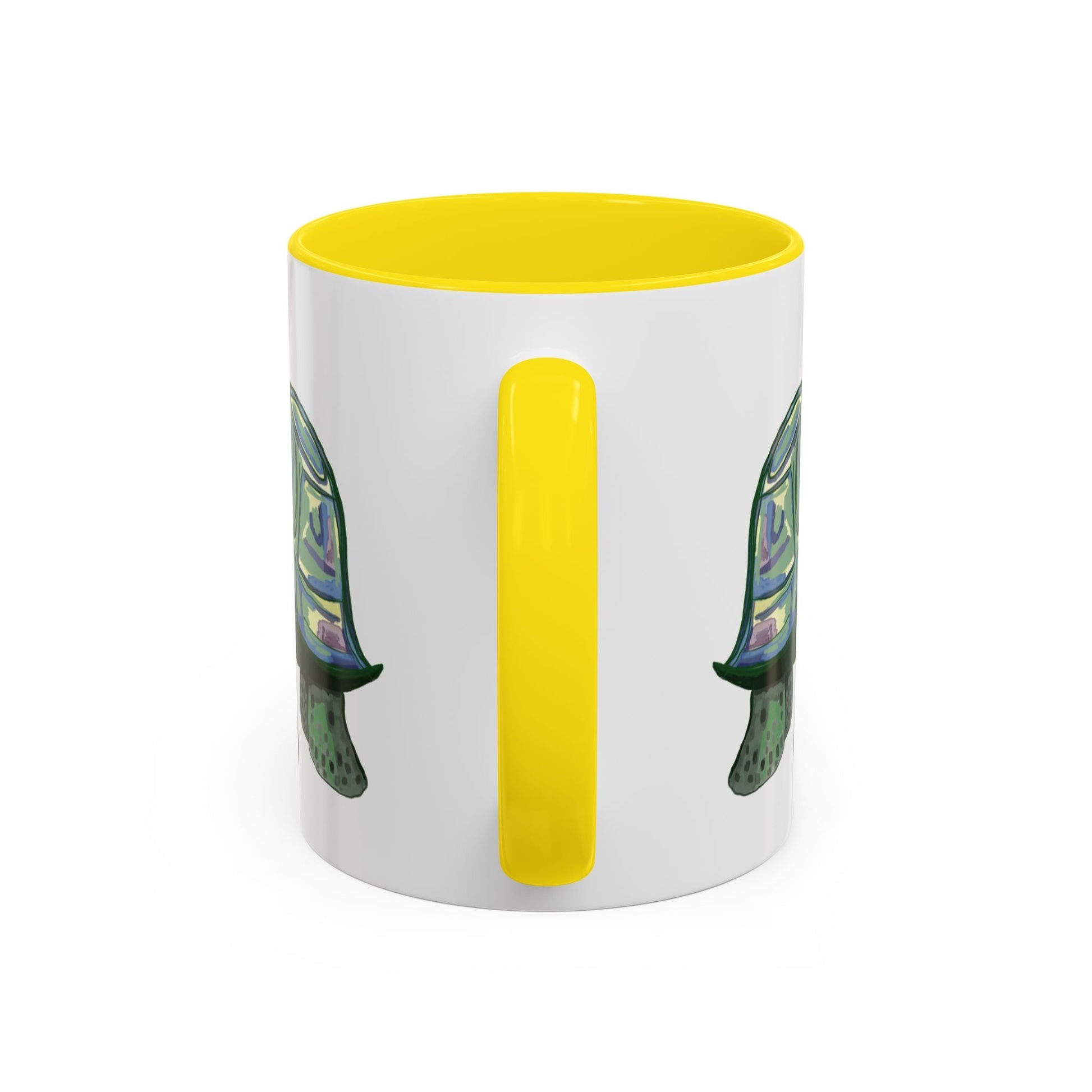 Stewie Sea Turtle Two Tone Ceramic Mug - 11oz & 15oz - Blue Cava