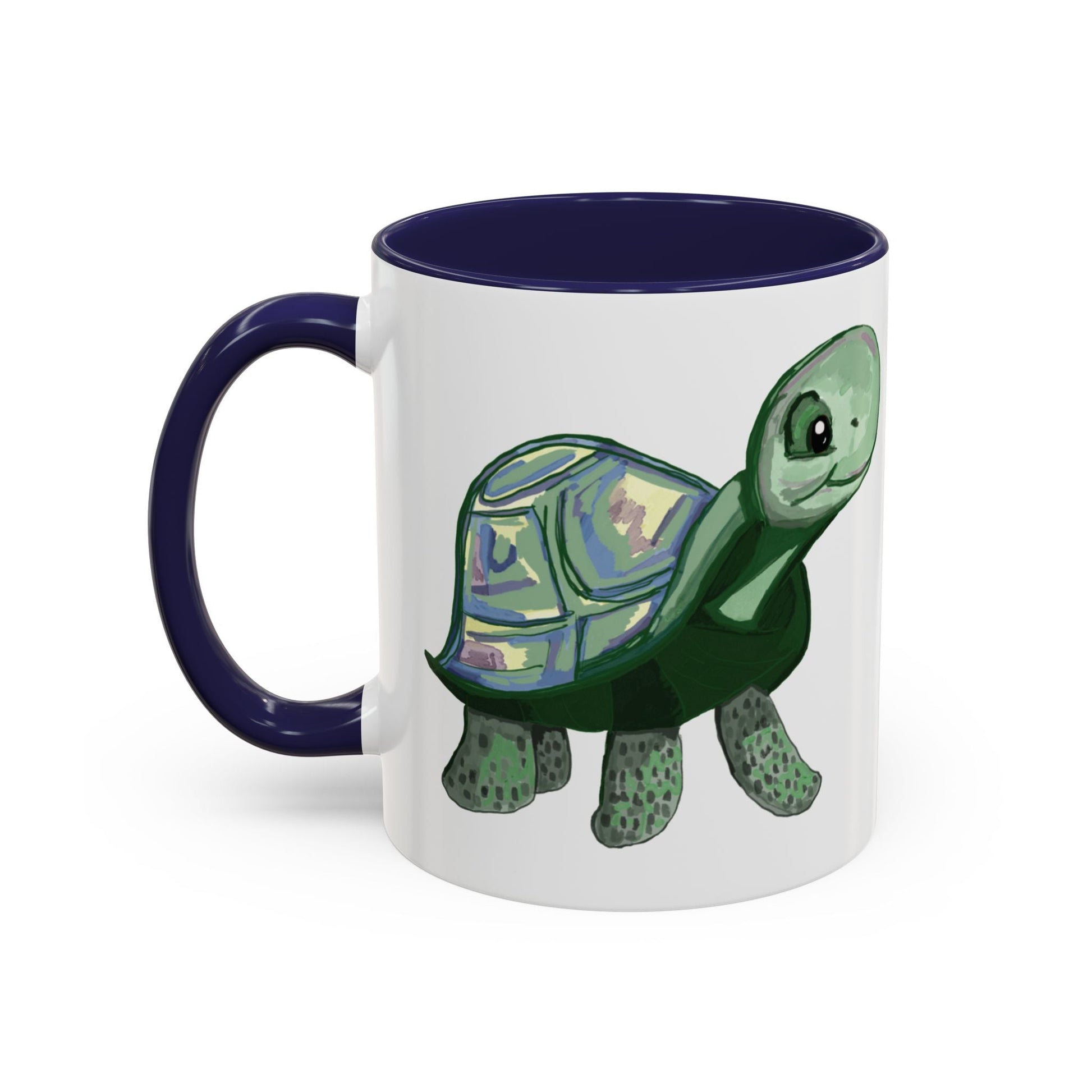 Stewie Sea Turtle Two Tone Ceramic Mug - 11oz & 15oz - Blue Cava