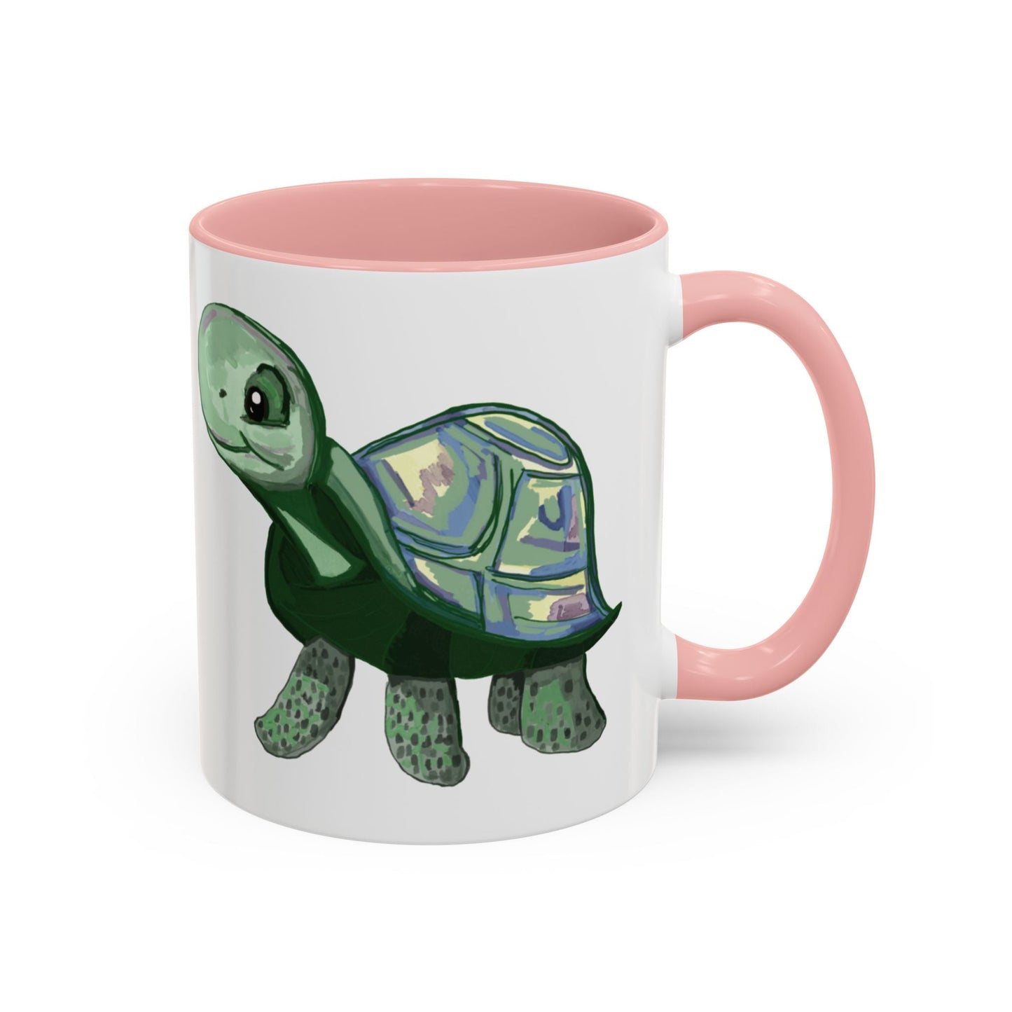 Stewie Sea Turtle Two Tone Ceramic Mug - 11oz & 15oz - Blue Cava
