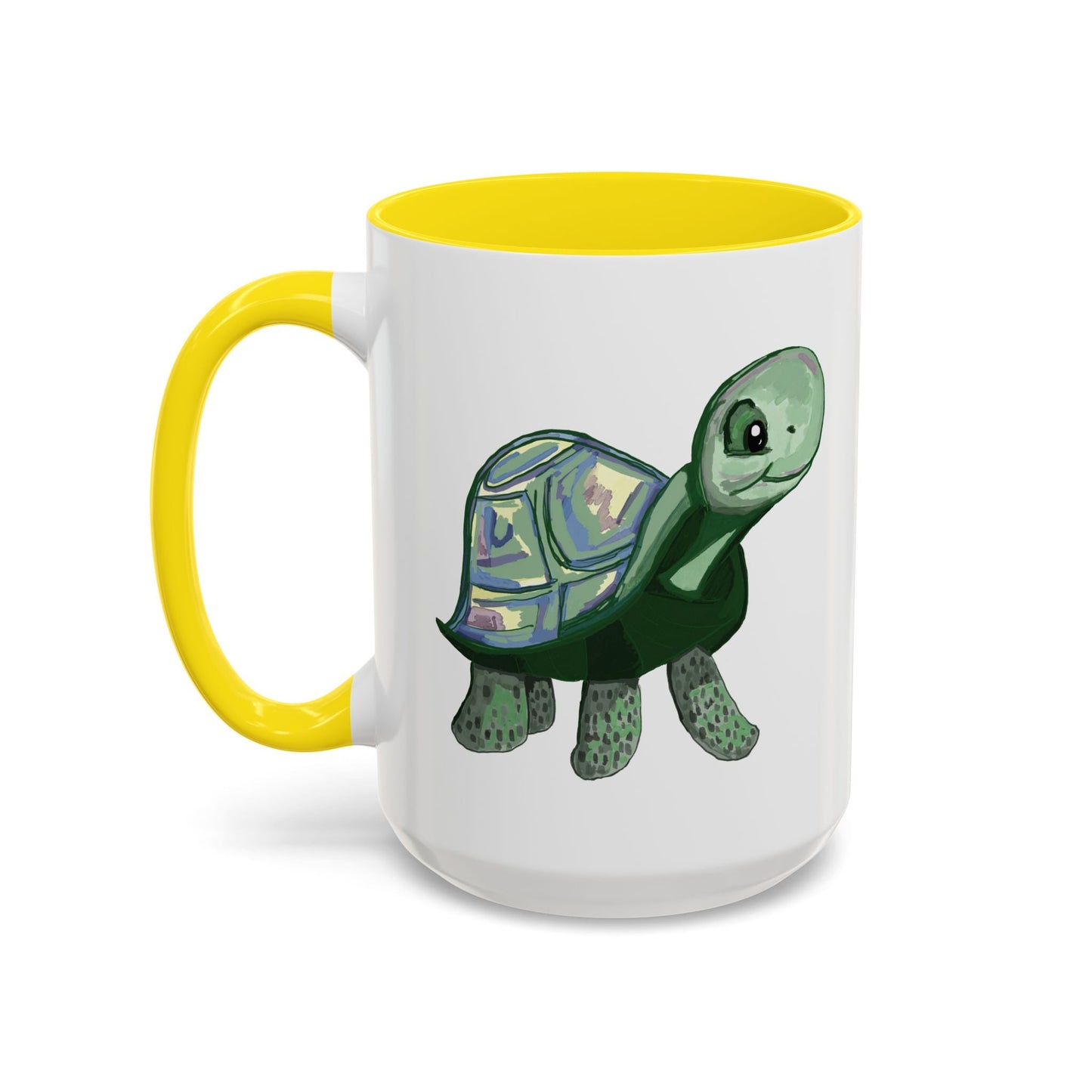Stewie Sea Turtle Two Tone Ceramic Mug - 11oz & 15oz - Blue Cava