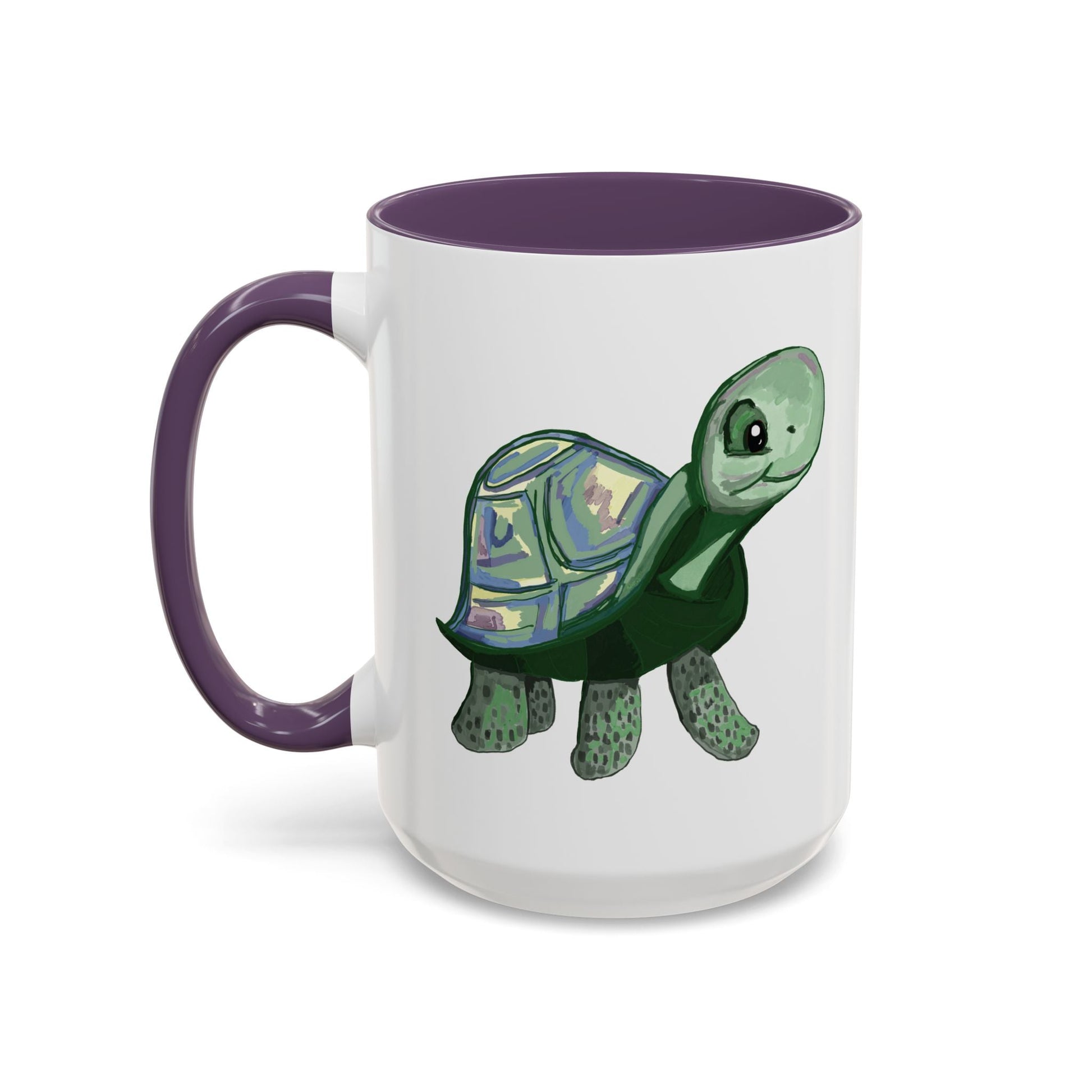 Stewie Sea Turtle Two Tone Ceramic Mug - 11oz & 15oz - Blue Cava