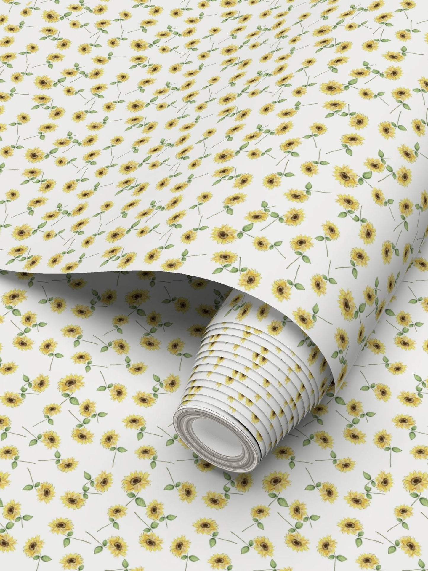 Sunflower Wallpaper - Blue Cava