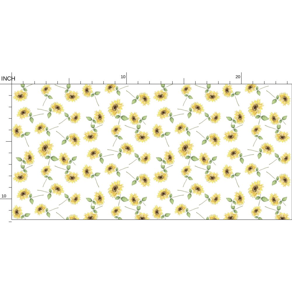 Sunflower Wallpaper - Blue Cava