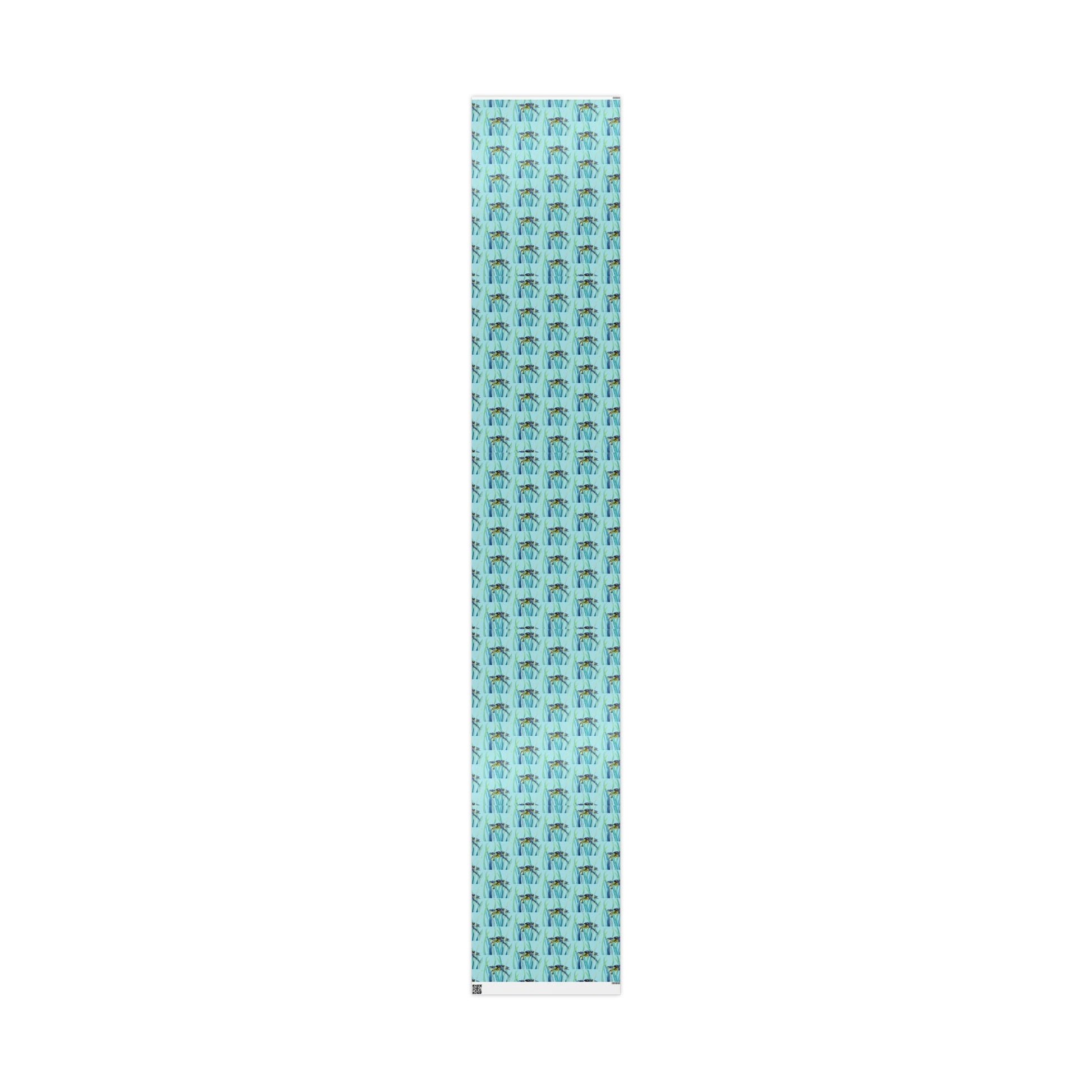 Swimming Sea Turtle Wrapping Paper - Blue Cava