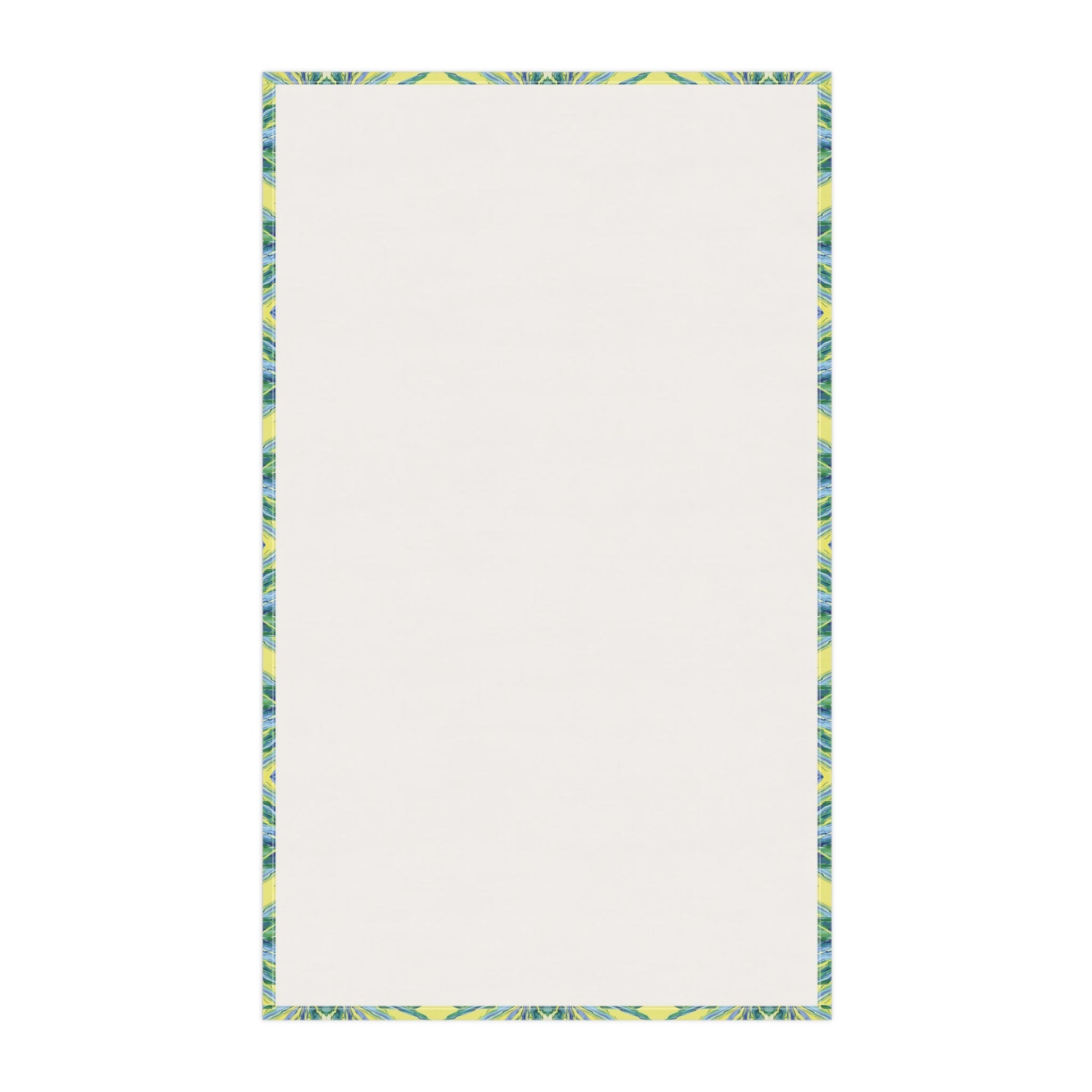 Vibrant Floral Kitchen Tea Towels - Eco - Friendly - Blue Cava