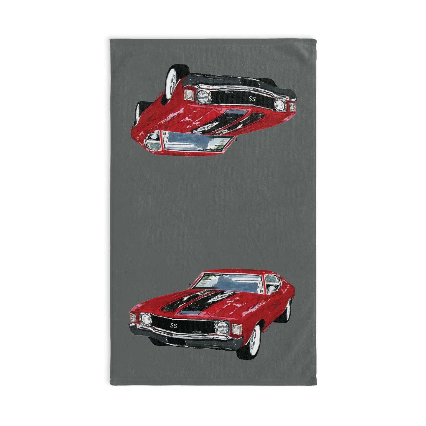 Vintage Chevy Chevelle Hand Towel - Blue Cava