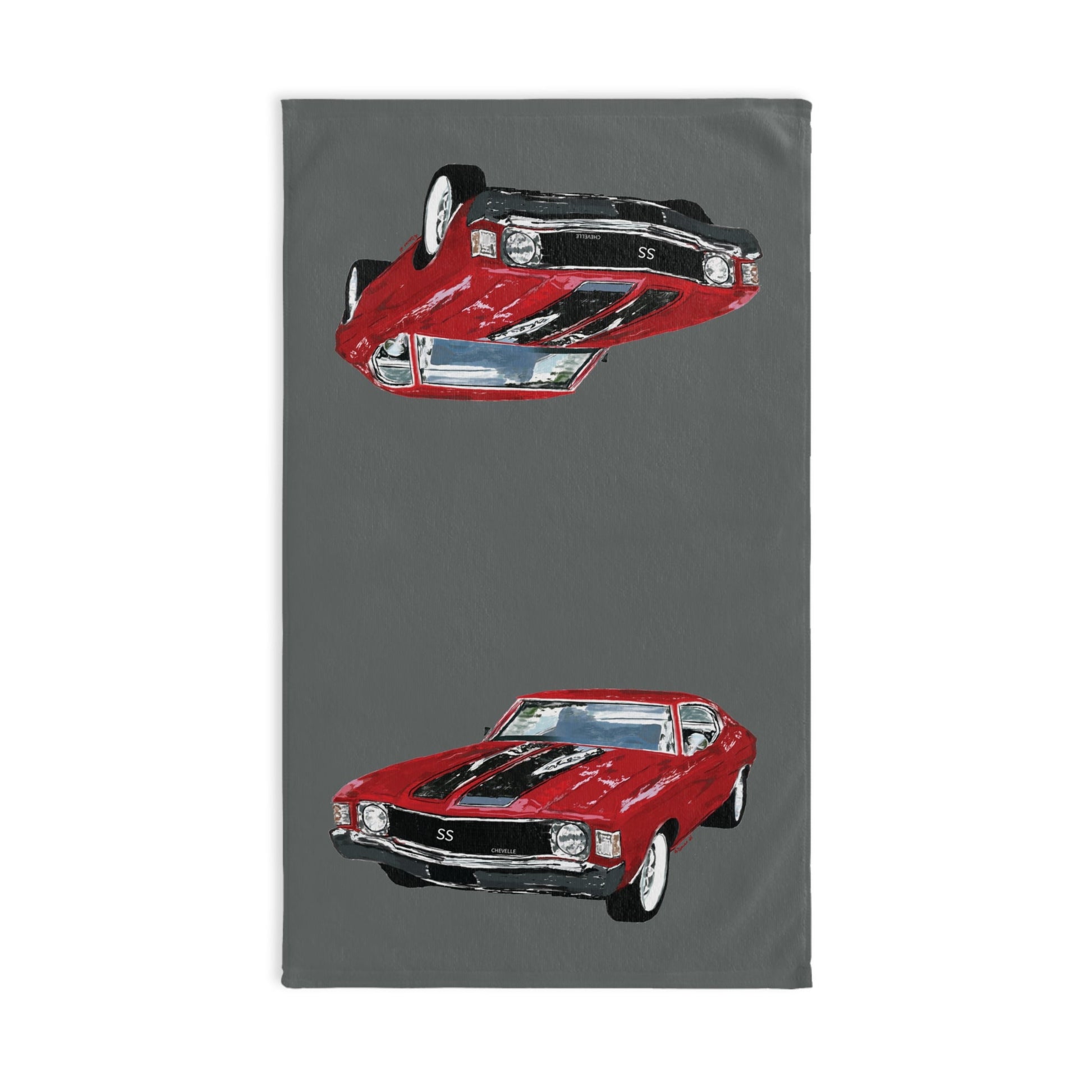 Vintage Chevy Chevelle Hand Towel - Blue Cava