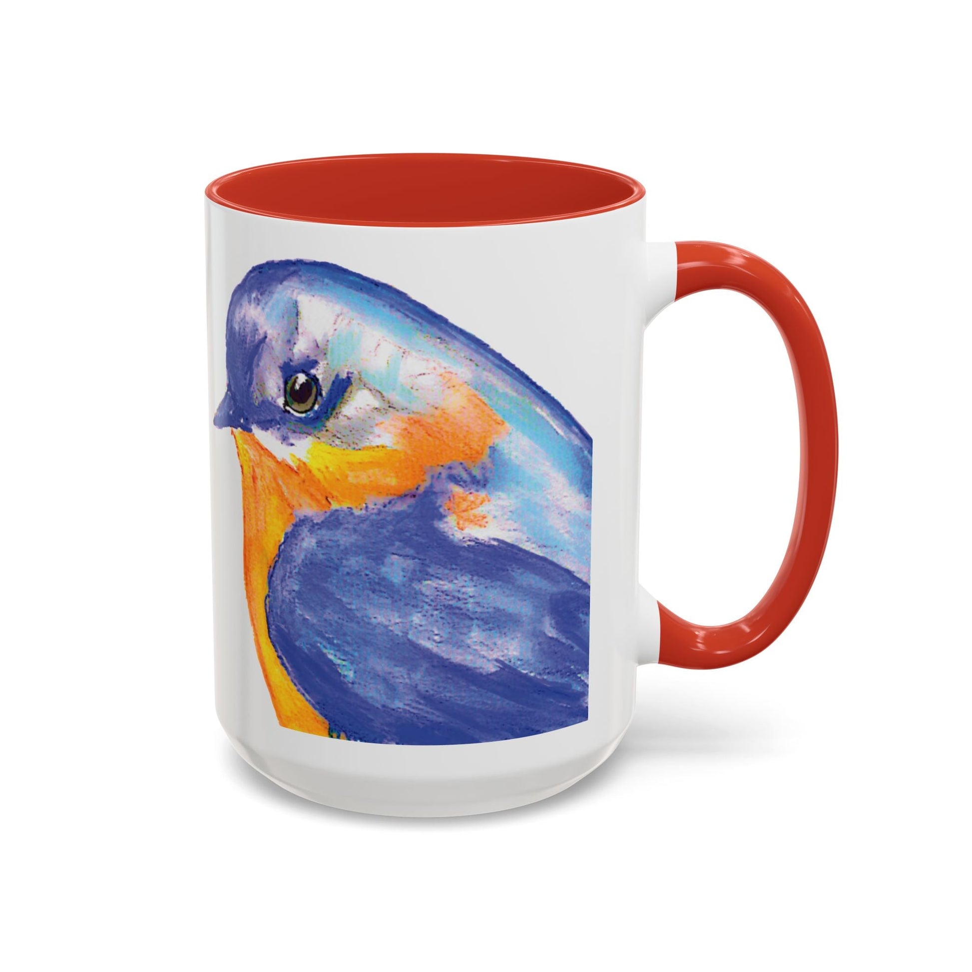 Watercolor Blue Jay Coffee Mug (11oz & 15oz) - Blue Cava