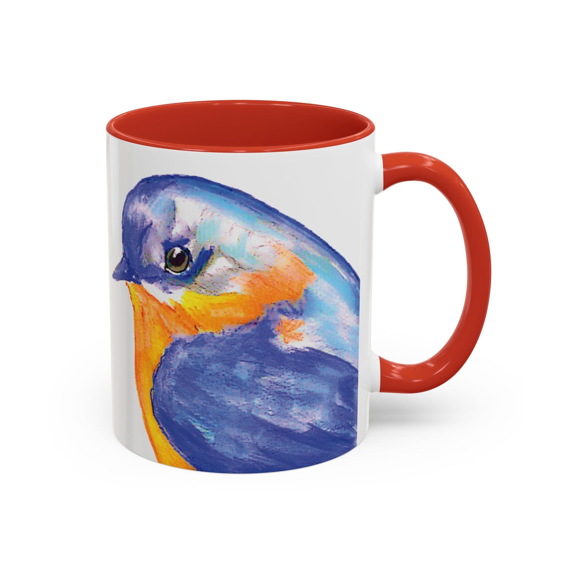 Watercolor Blue Jay Coffee Mug (11oz & 15oz) - Blue Cava