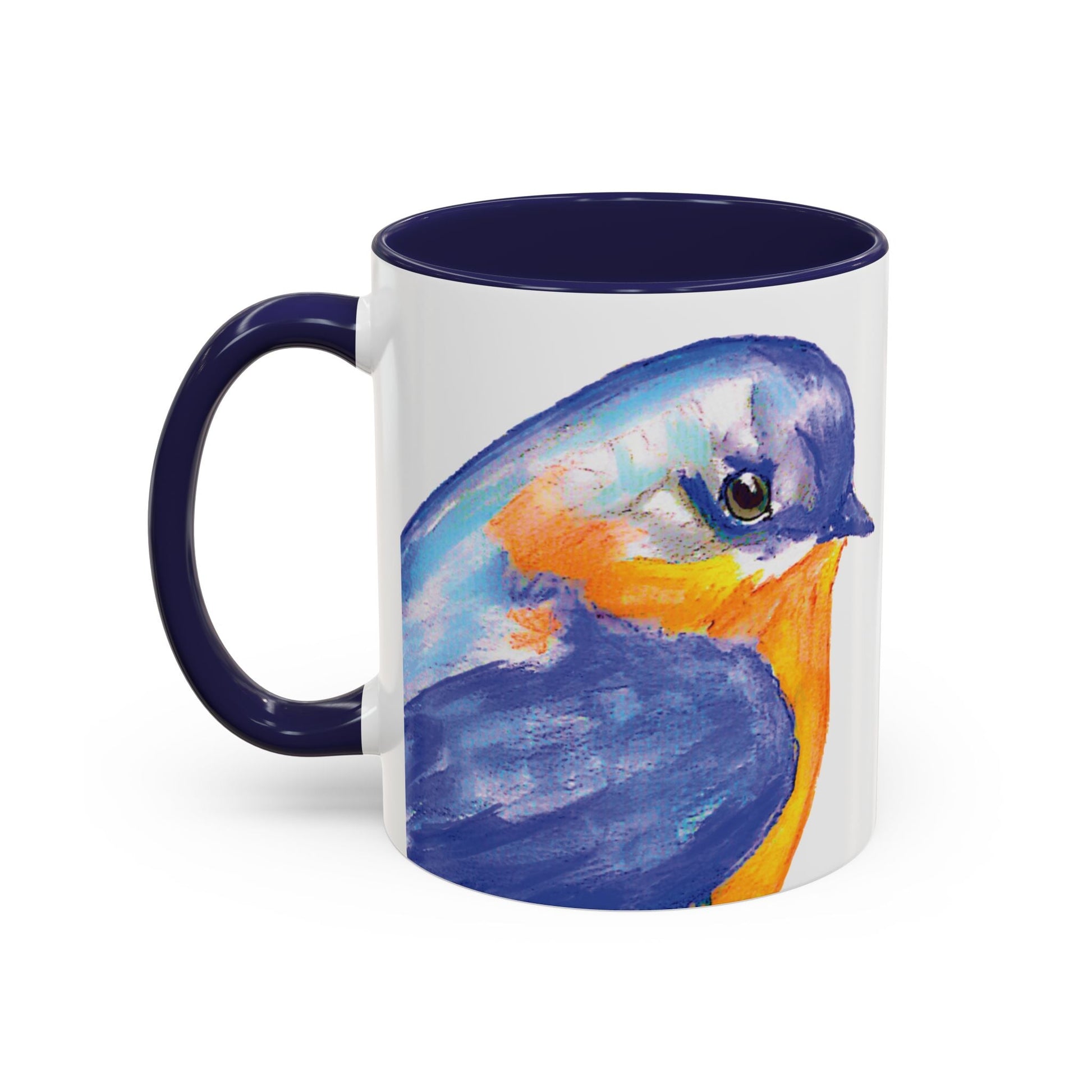 Watercolor Blue Jay Coffee Mug (11oz & 15oz) - Blue Cava