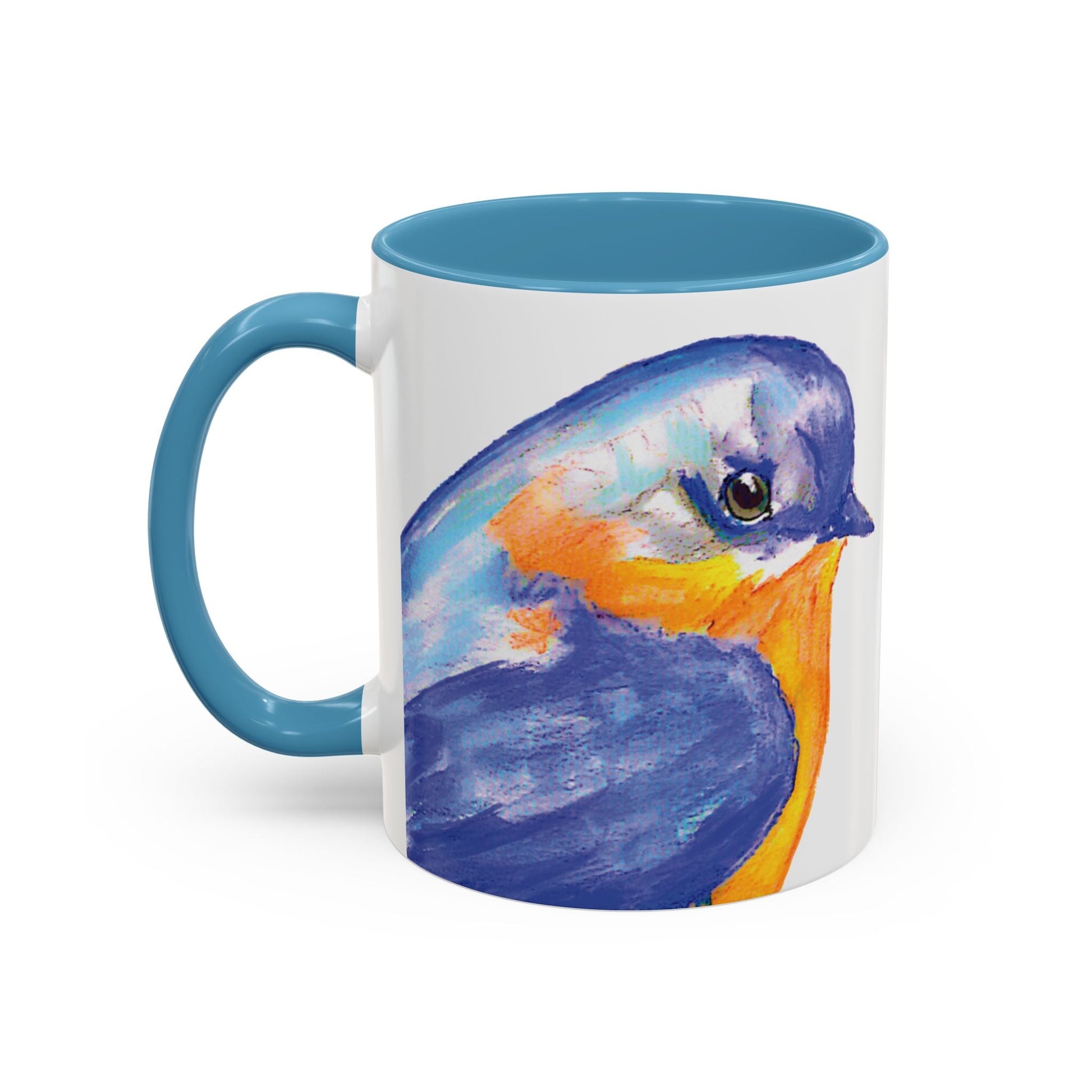 Watercolor Blue Jay Coffee Mug (11oz & 15oz) - Blue Cava