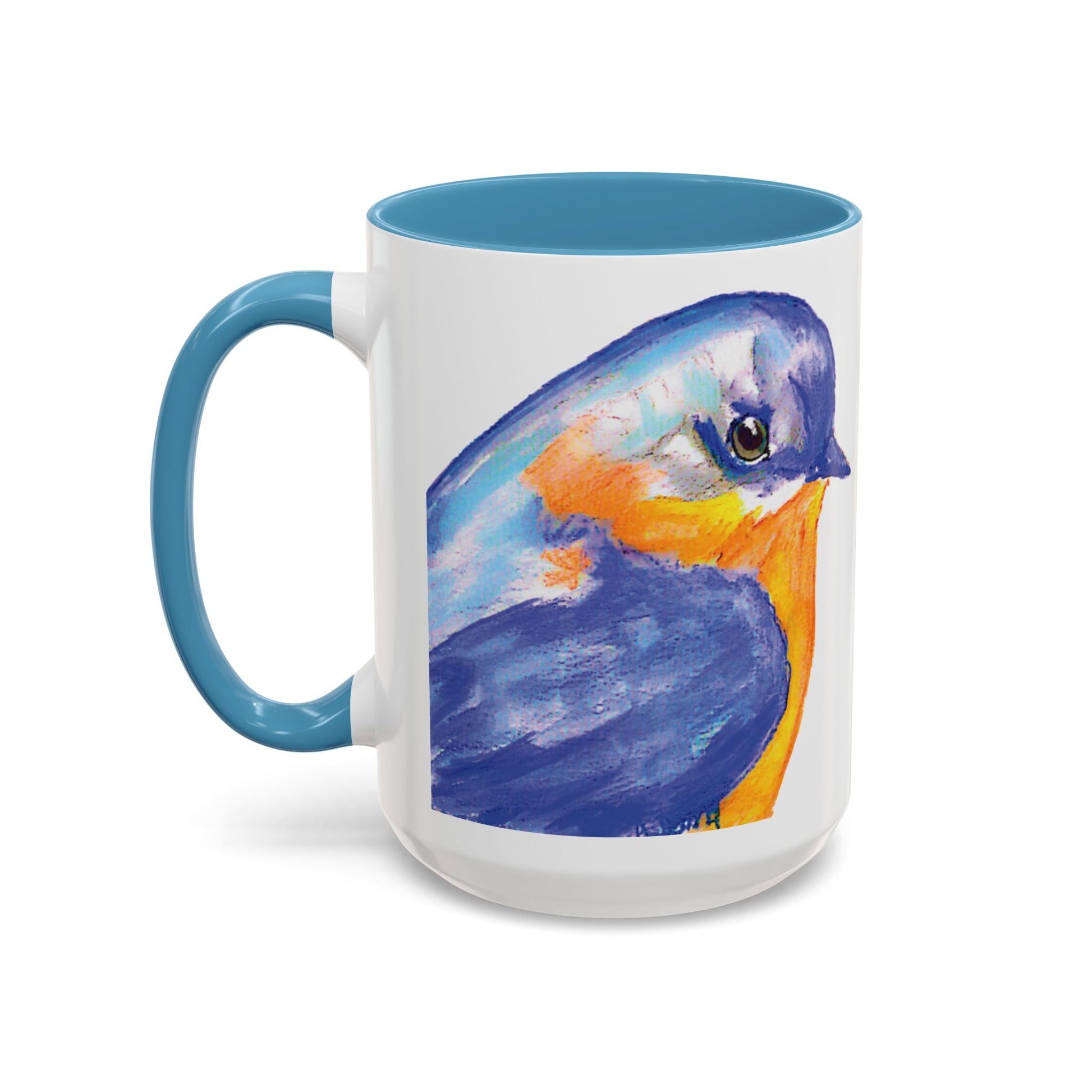Watercolor Blue Jay Coffee Mug (11oz & 15oz) - Blue Cava