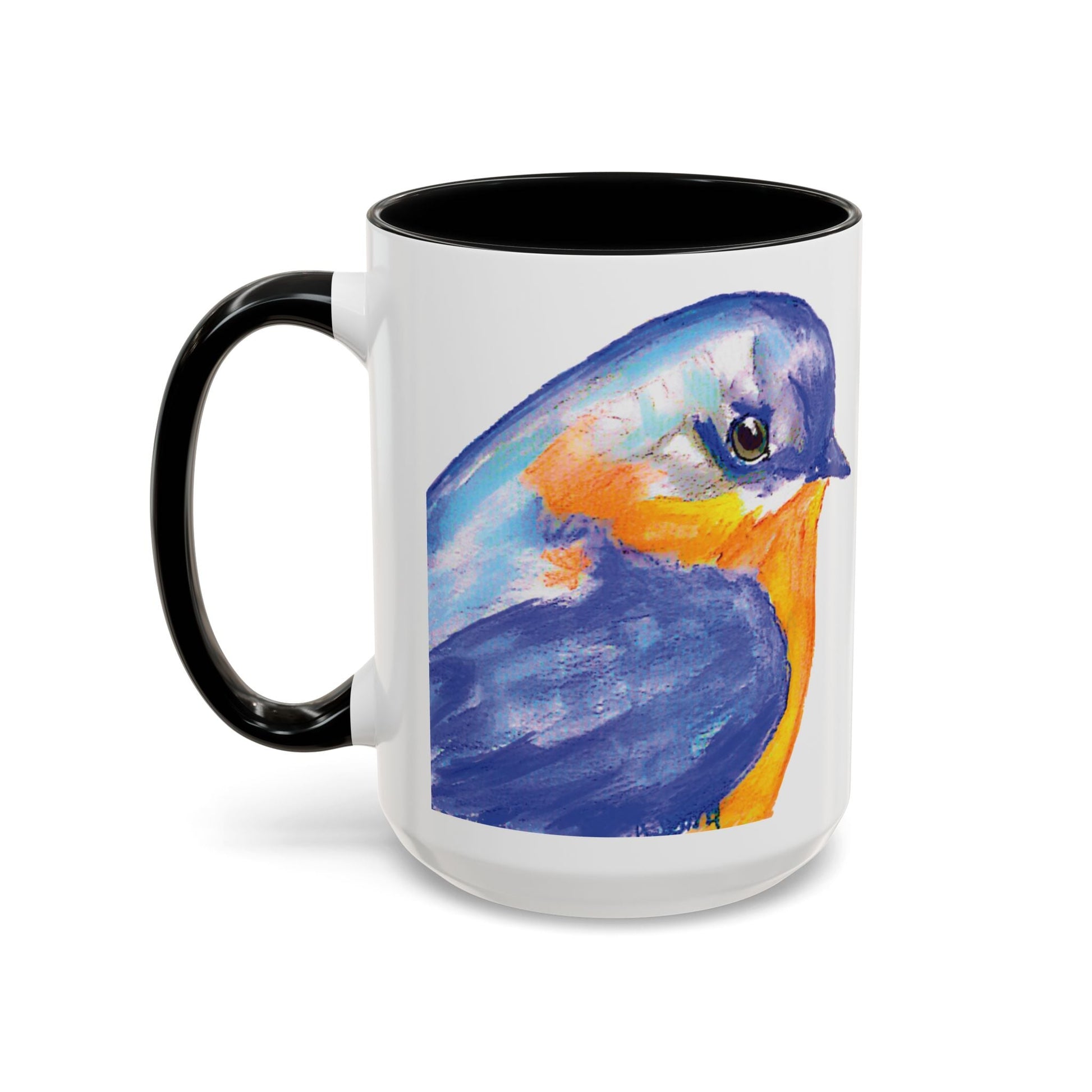 Watercolor Blue Jay Coffee Mug (11oz & 15oz) - Blue Cava