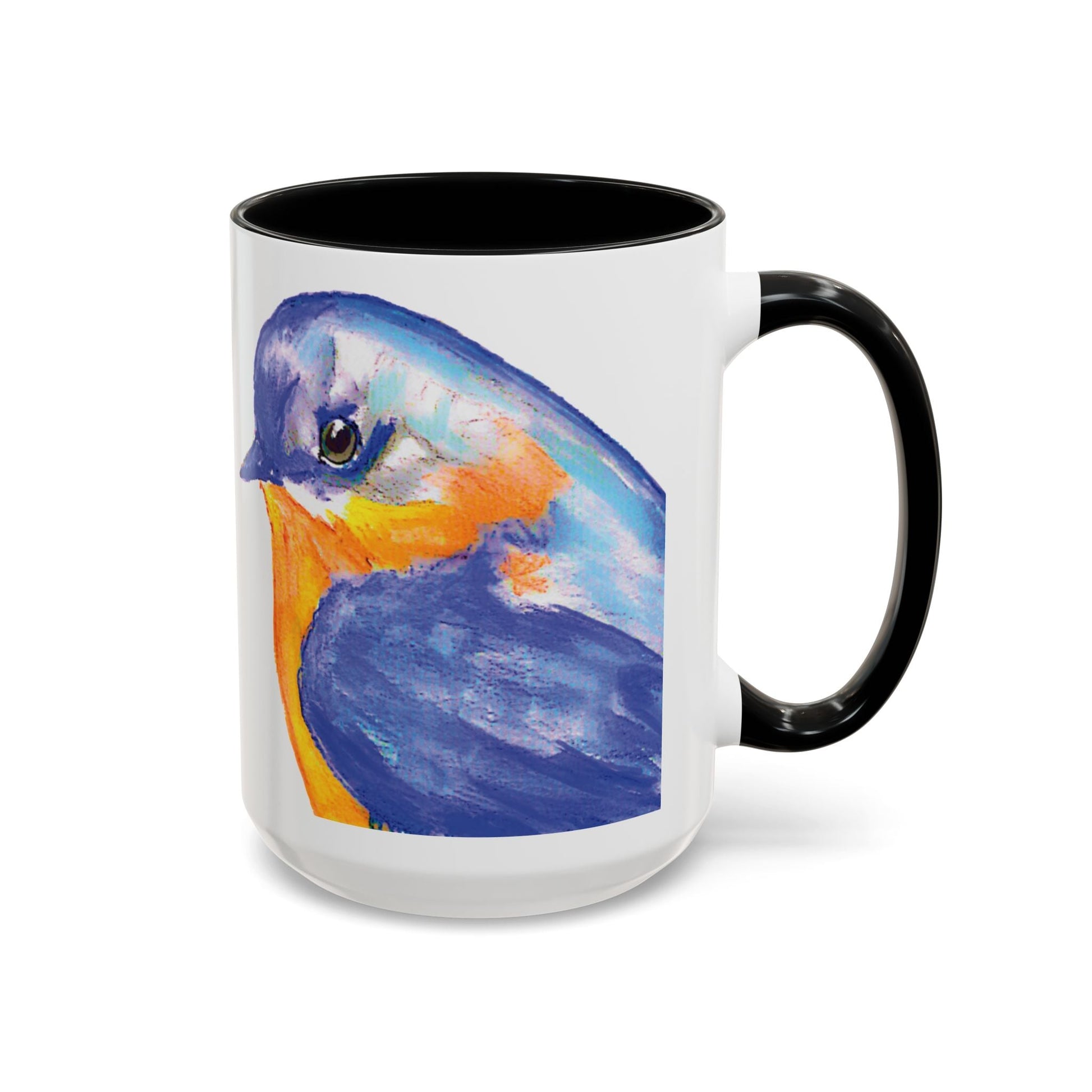 Watercolor Blue Jay Coffee Mug (11oz & 15oz) - Blue Cava