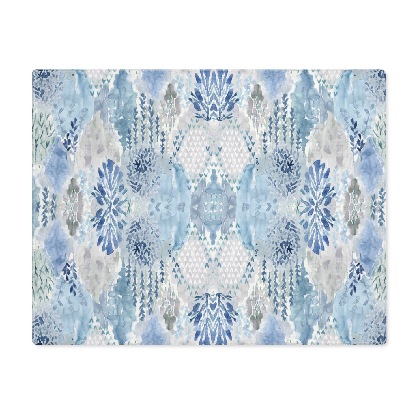Watercolor Placemat, 1pc. - Blue Cava