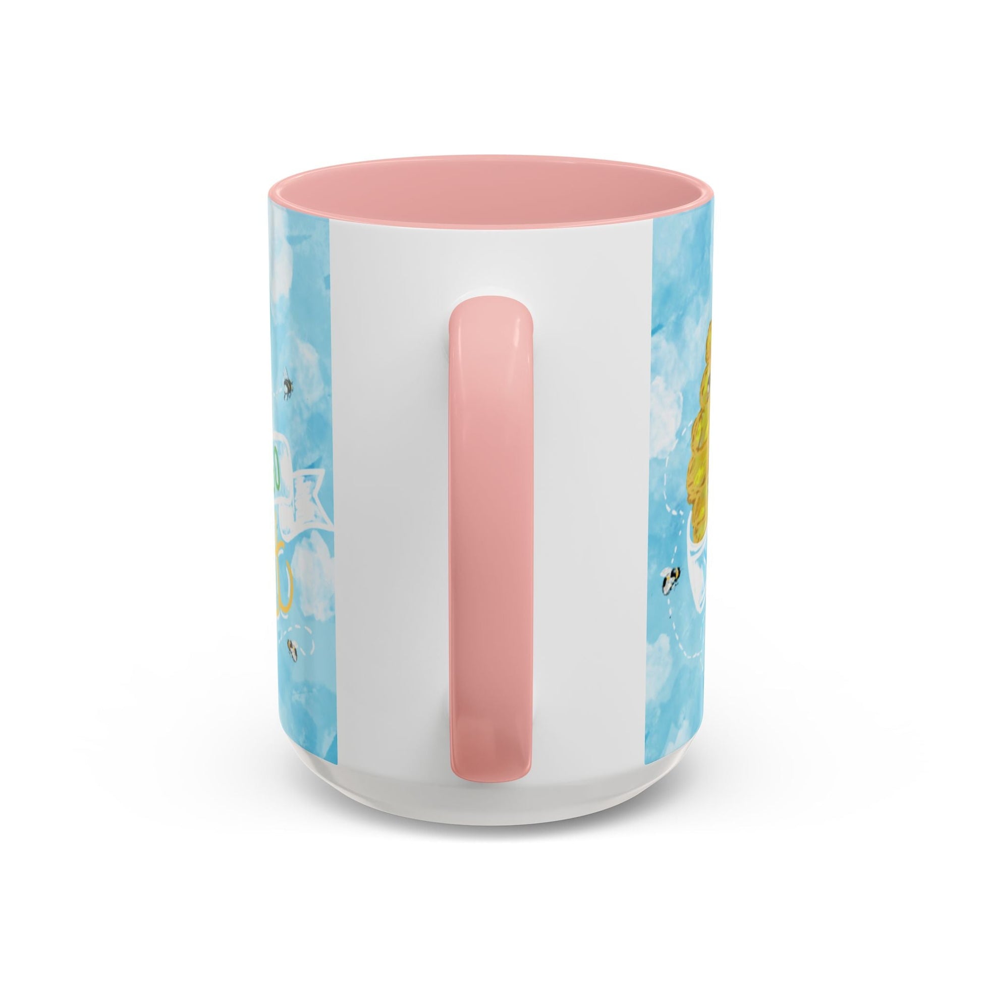 You Are So Sweet Bee Two Tone Ceramic Mug - 11 oz & 15 oz - Blue Cava