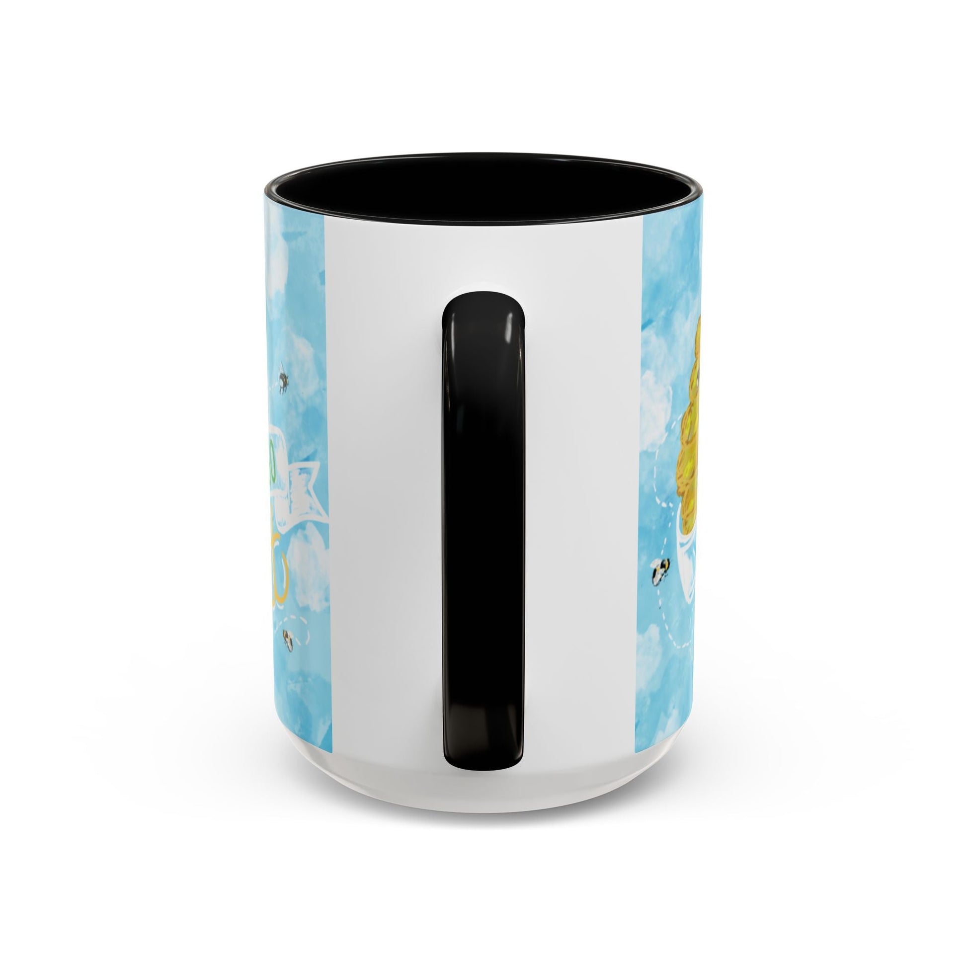 You Are So Sweet Bee Two Tone Ceramic Mug - 11 oz & 15 oz - Blue Cava